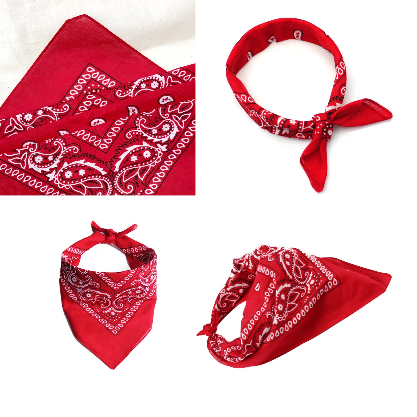 Awocan Dog Cowboy Hat And Bandana Scarf Dog Cat Sombrero Puppy Hat Dog Cat Costume Cosplay Cap Puppy Pet Dog Cat Holiday Pet Party Decoration (Black)