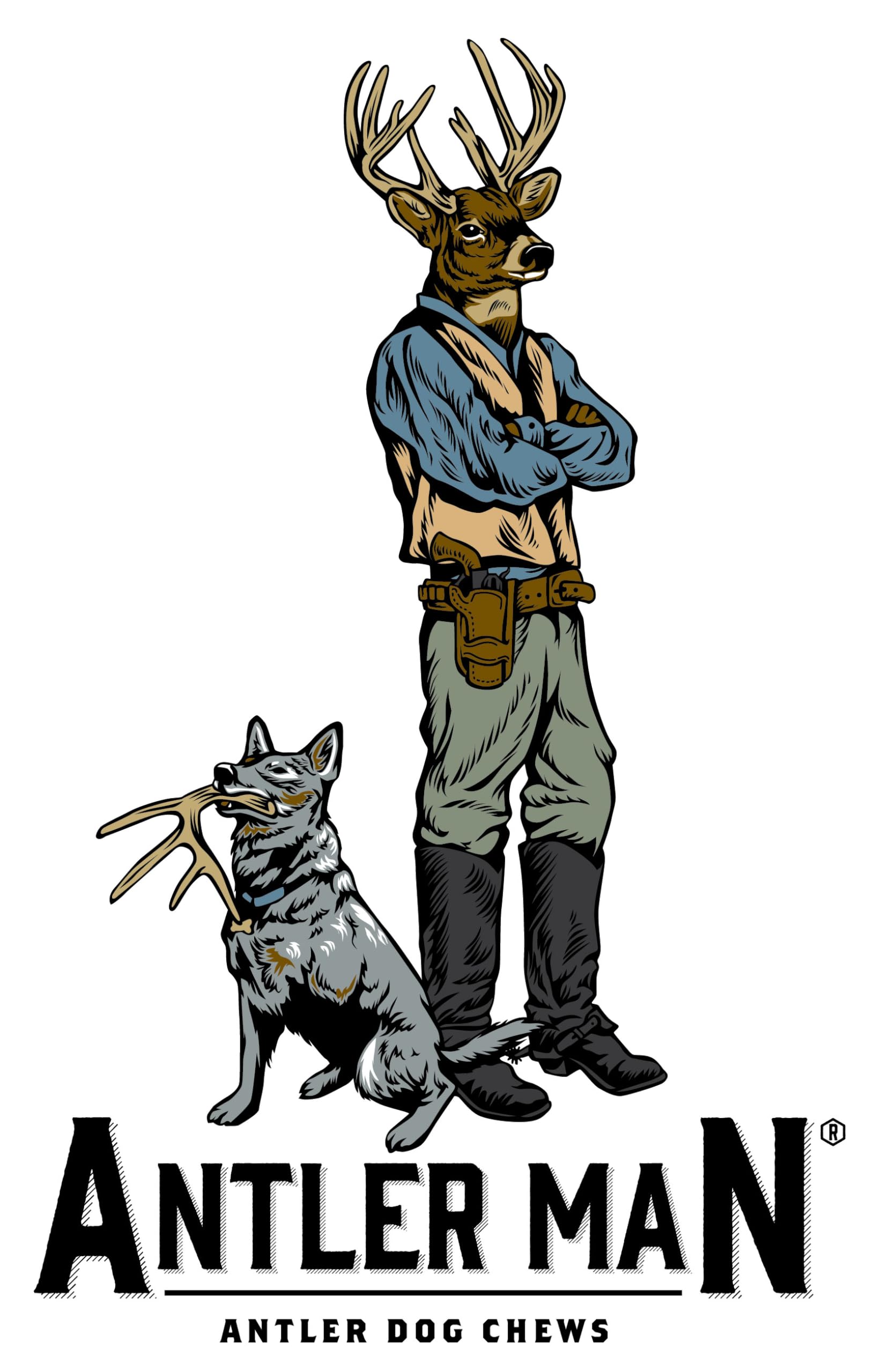 Antler Man Premium Deer Antler Pieces - Dog Chews - Sold by The Pound