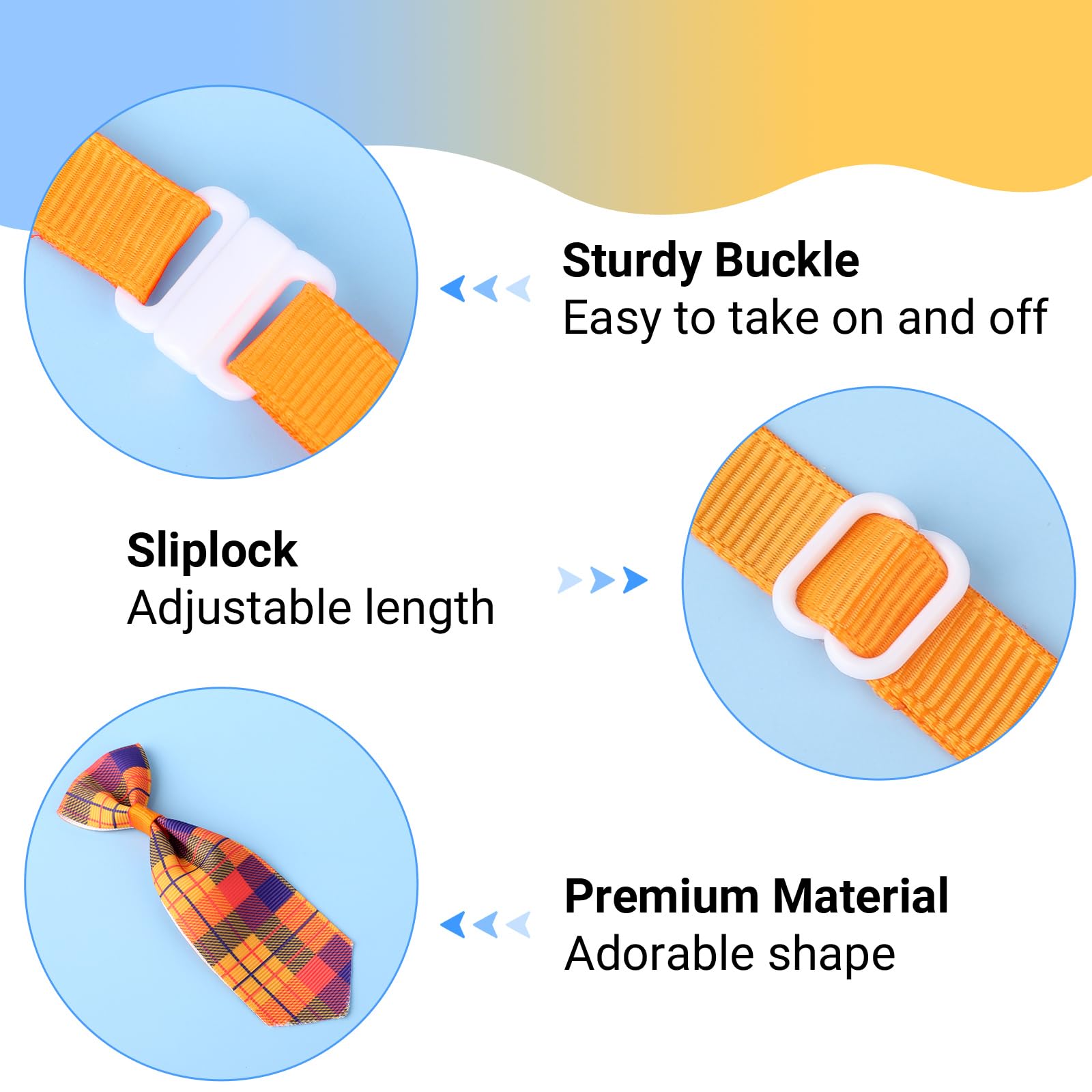 Segarty Small Dog Ties, 40 Pcs Assorted Pattern Adjustable Pet Bow Ties For Small Dogs Bows Cats Grooming Bowties Puppy Neckties