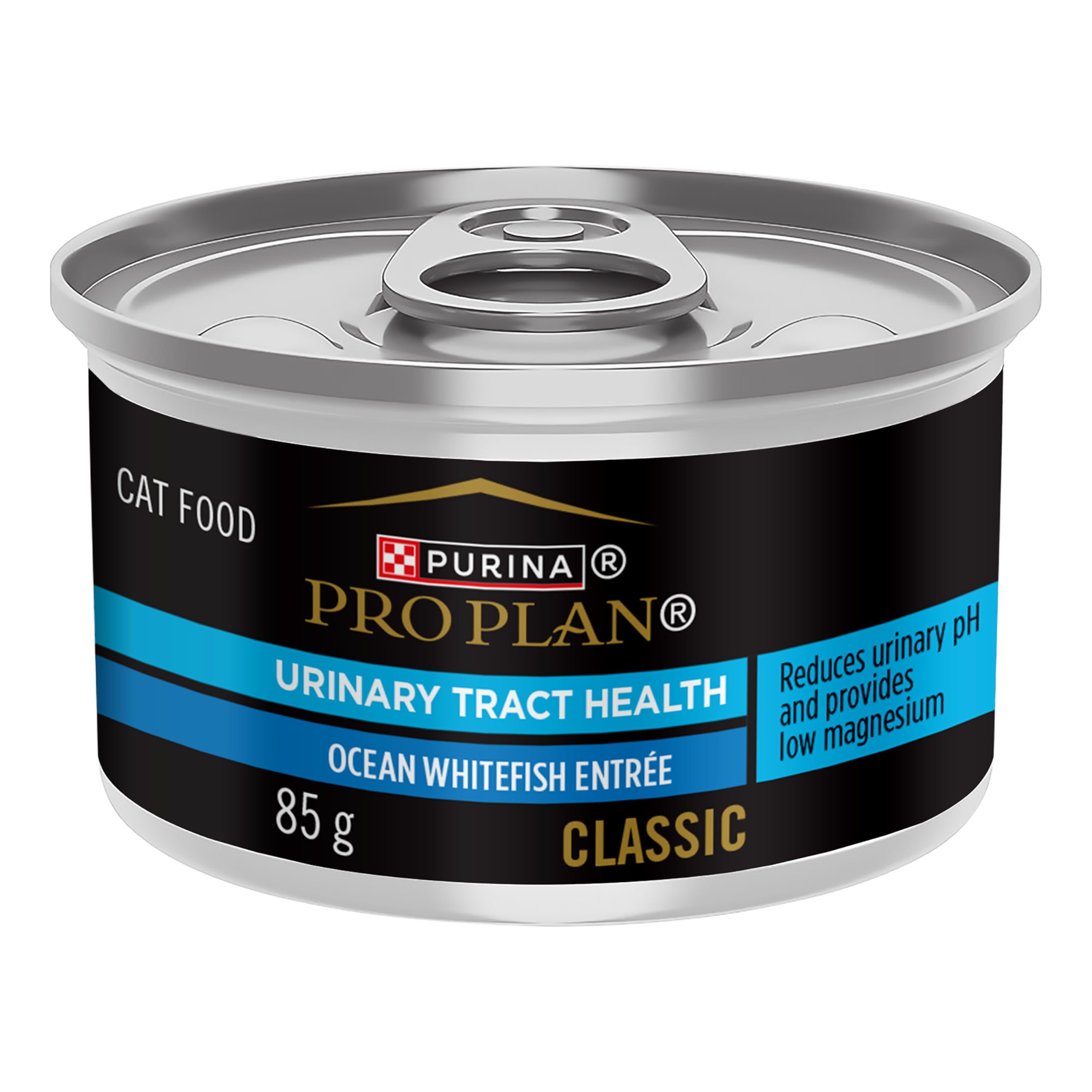Purina Pro Plan Urinary Tract Cat Food Wet Pate, Urinary Tract Health Ocean Whitefish Entree - (Pack of 24) 3 oz. Pull-Top Cans