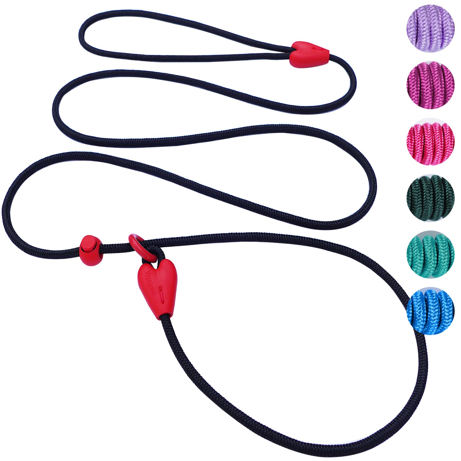 Slip Leads For Dogs Puppy Leash Comfortable 5Ft Heavy Duty Loop Leash No Pull Pet Training Leash 6 Colors Classic Dog Leash For 