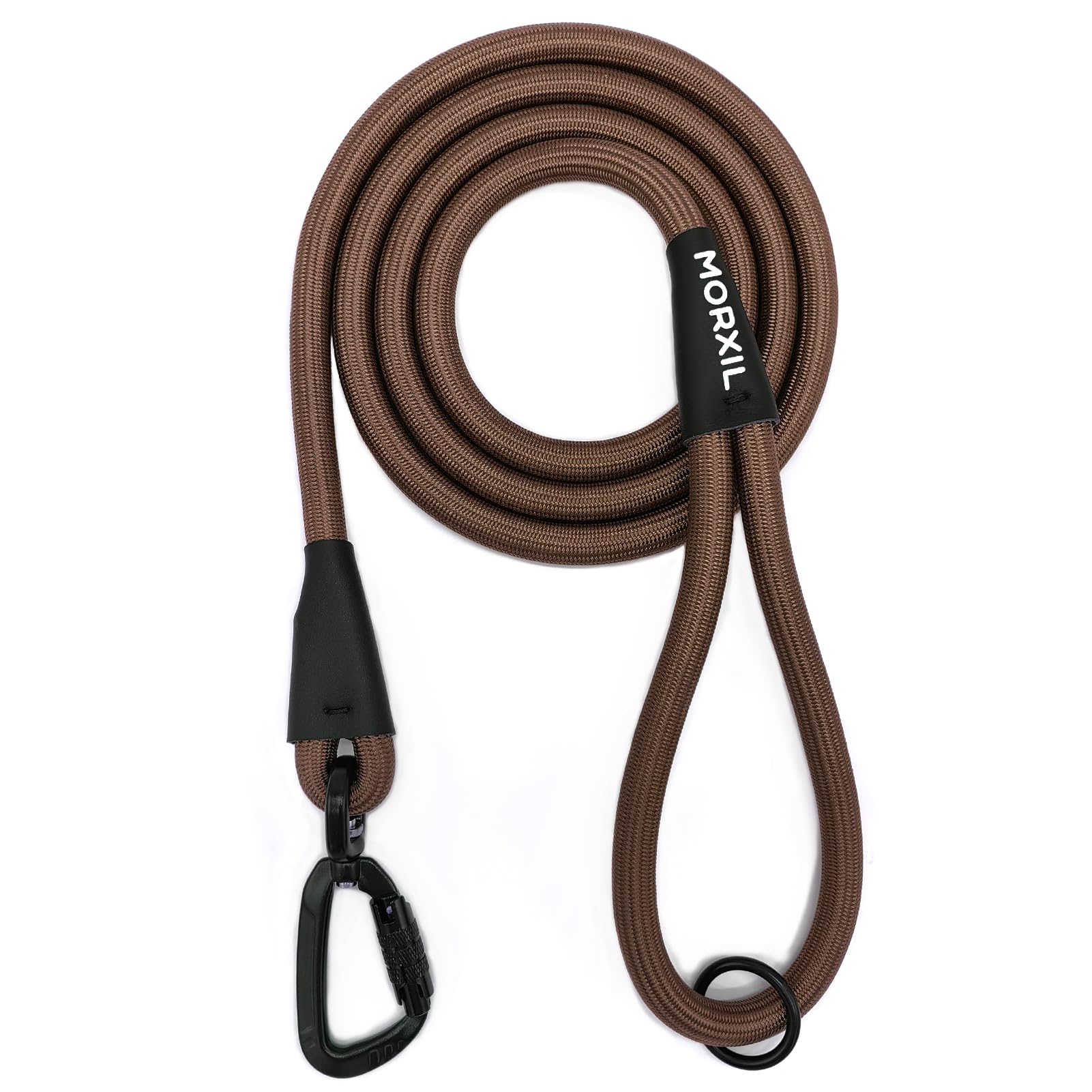 Morxil Rope Dog Leash, 6 Foot Heavy Duty Dog Leash With Aviation Aluminum Auto Locking Carabiner, Strong Nylon Pet Lead For Smal