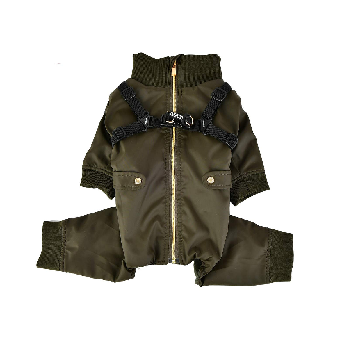 Puppia Garnet Jumpsuit - Khaki - Medium