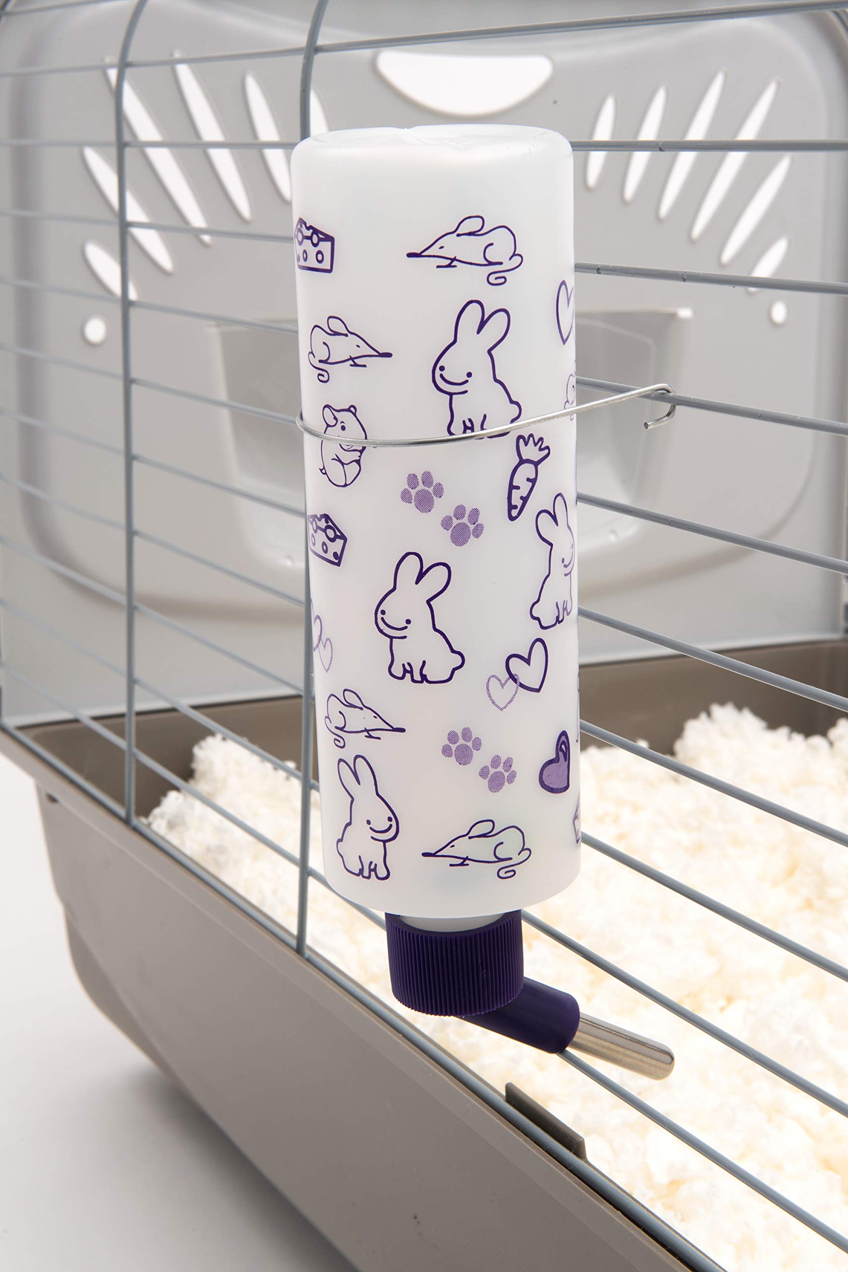 Lixit Weather Resistant Water Bottles for Rabbits, Ferrets, Guinea Pigs, Rats, Mice and Other Small Animals. (16 Ounce Pack of 1