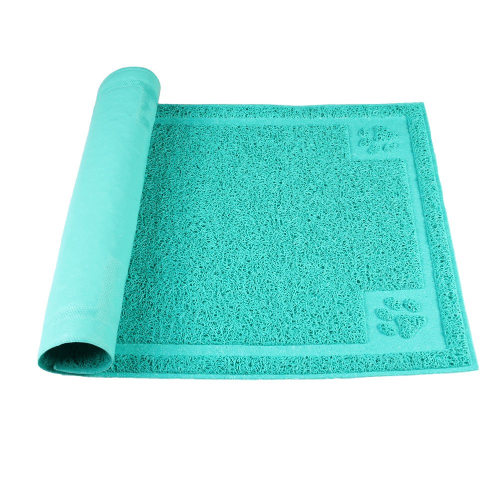 Darkyazi Pet Feeding Mat Large For Dogs And Cats,24'×16' Flexible And Easy To Clean Feeding Mat,Best For Non Slip Waterproof Feeding Mat. (Green)