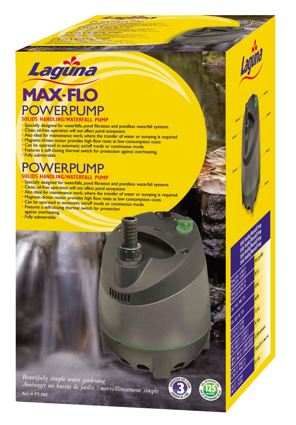 Laguna Powerpump Solids Handling Waterfall Pump