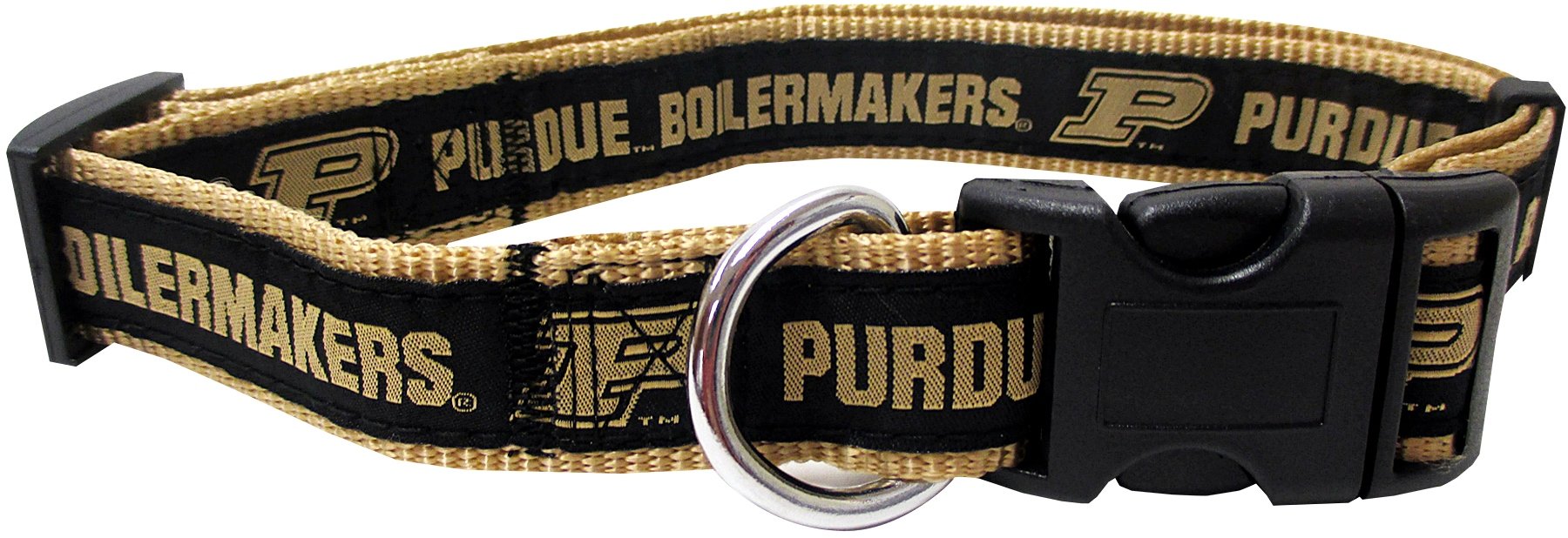 Pets First Collegiate Pet Collar Old Version Purdue Boilermakers Dog Collar, Size Medium. Best Sports Team Collar For Dogs & Cat