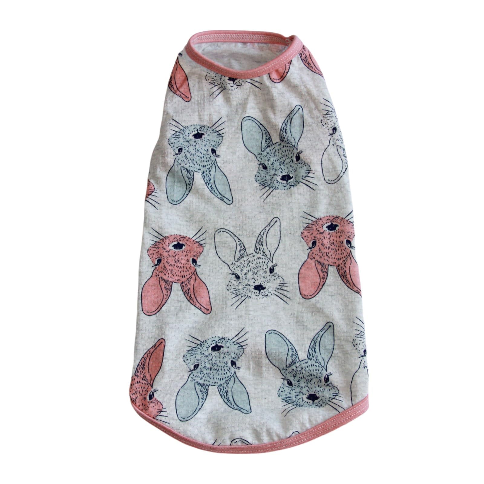 Sphynx Cat Clothes Vest Hairless Cat T-Shirts Pet Kitten Clothes Kitten Shirts Vest Cats & Small Dogs Apparel (Easter Bunny, Med