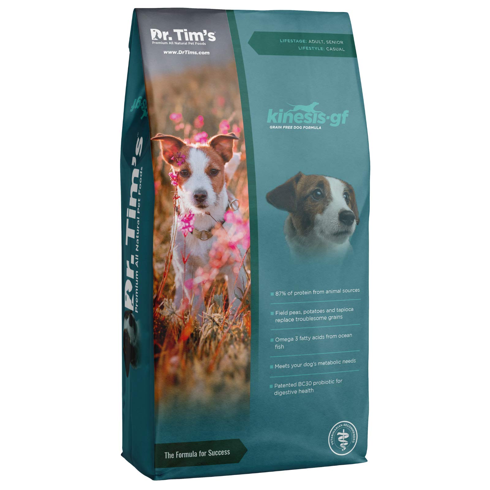 Dr. Tims Grain Free Kinesis for Sensitive Dogs Premium Dry Dog Food, 30 lb. Bag