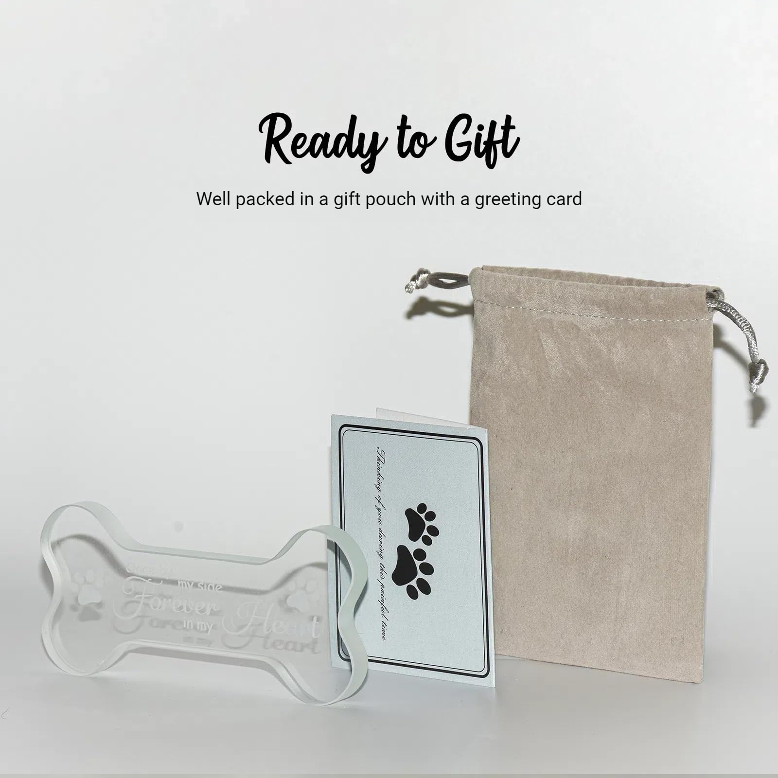 Crystal Glass Dog Memorial Gifts For Loss Of Dog, Pet Memorial Gift For Dogs, Loss Of Dog Sympathy Gift For Dog Owner, Pet Berea