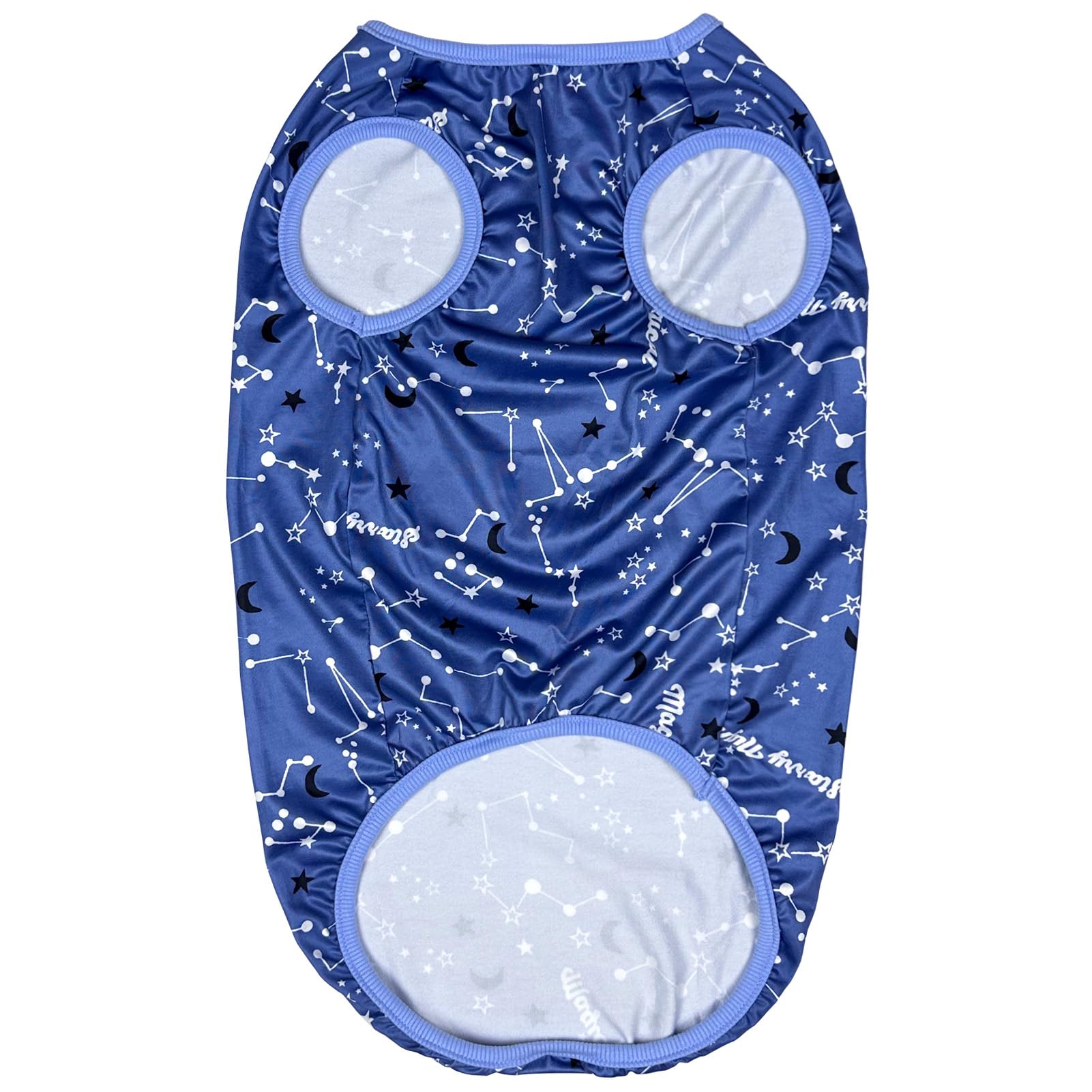 D.E.E Large Dog Shirts Unicorn Galaxy Pattern Printed Dog Shirts For Large Dogs Big Dog Clothes Dog Tank Top Stretchy (Vgalaxybl