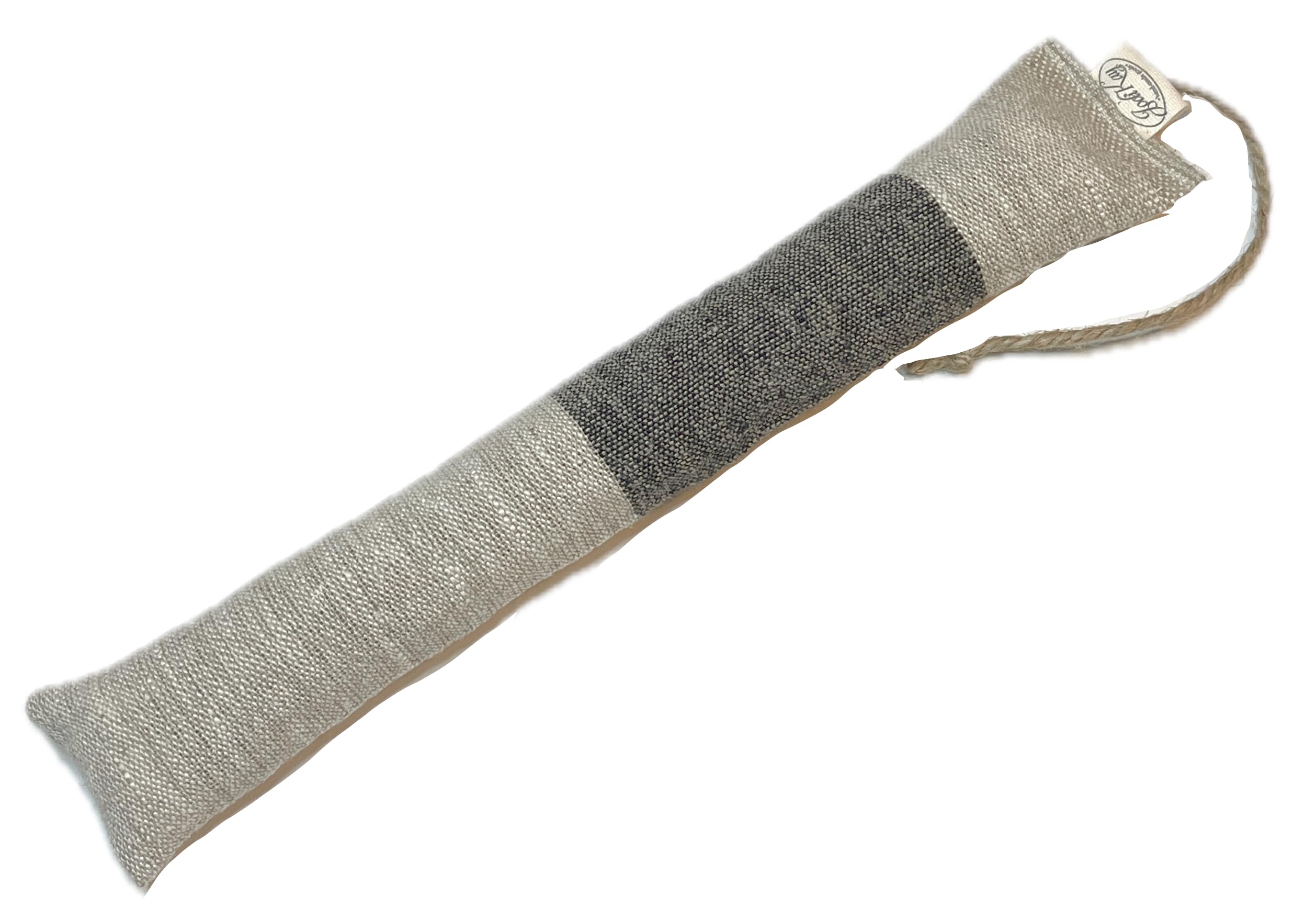 All Natural Kitty Catnip Kicker Handmade Cat Toy (12 Inch, Black Wide Stripe)