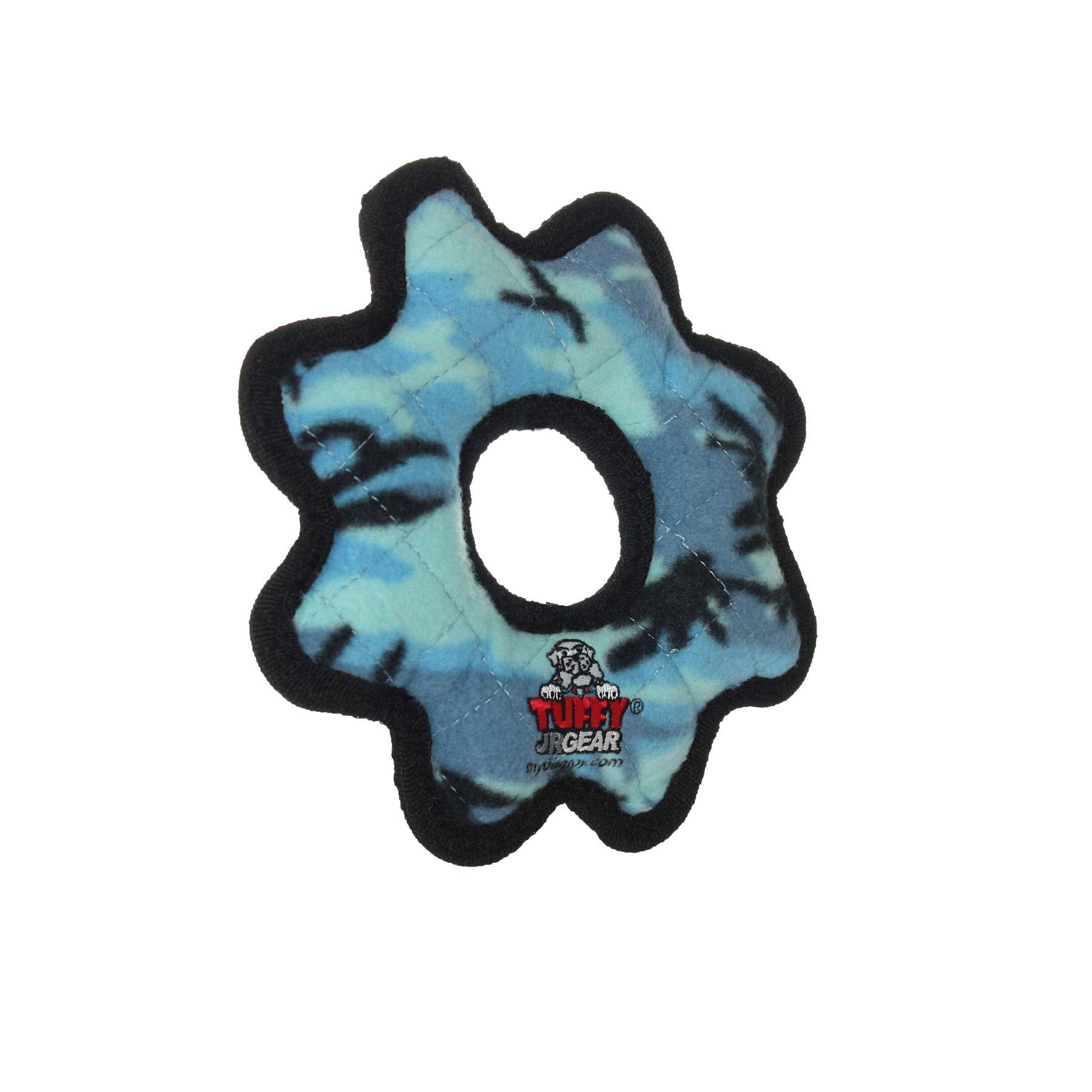 TUFFY- World s Tuffest Soft Dog Toy- Ultimate Gear Ring-Squeakers-Multiple Layers.Made Durable,Strong & Tough.Interactive Play(
