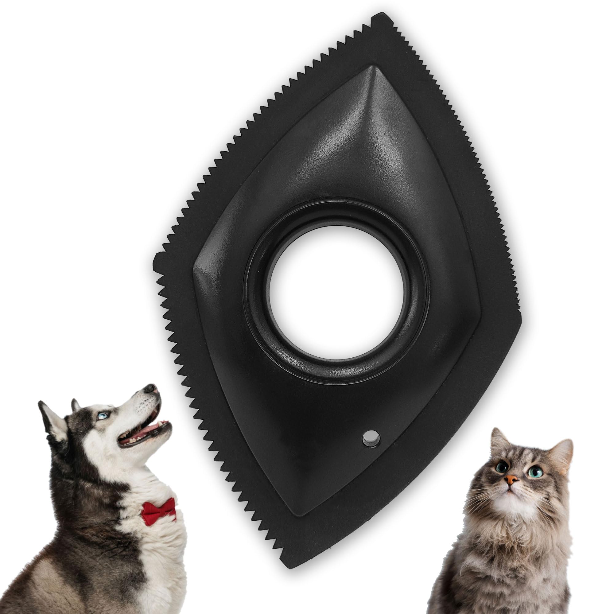 Heart Of Tafiti Mini Pet Hair Remover, Reusable Fur Removal Tool, Rhombic Dog Hair Remover For Car Interior, Auto Detailing, Cou