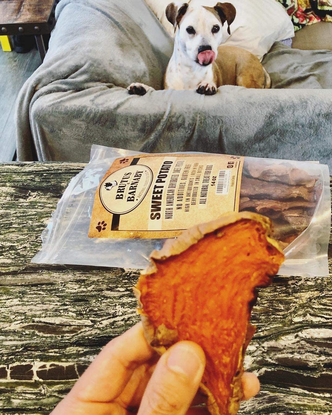 Sweet Potato Slices For Dogs - Half Slices, 5 lbs - Single Ingredient Grain Free Dog Treats, Best High Anti-Oxidant Healthy 100%