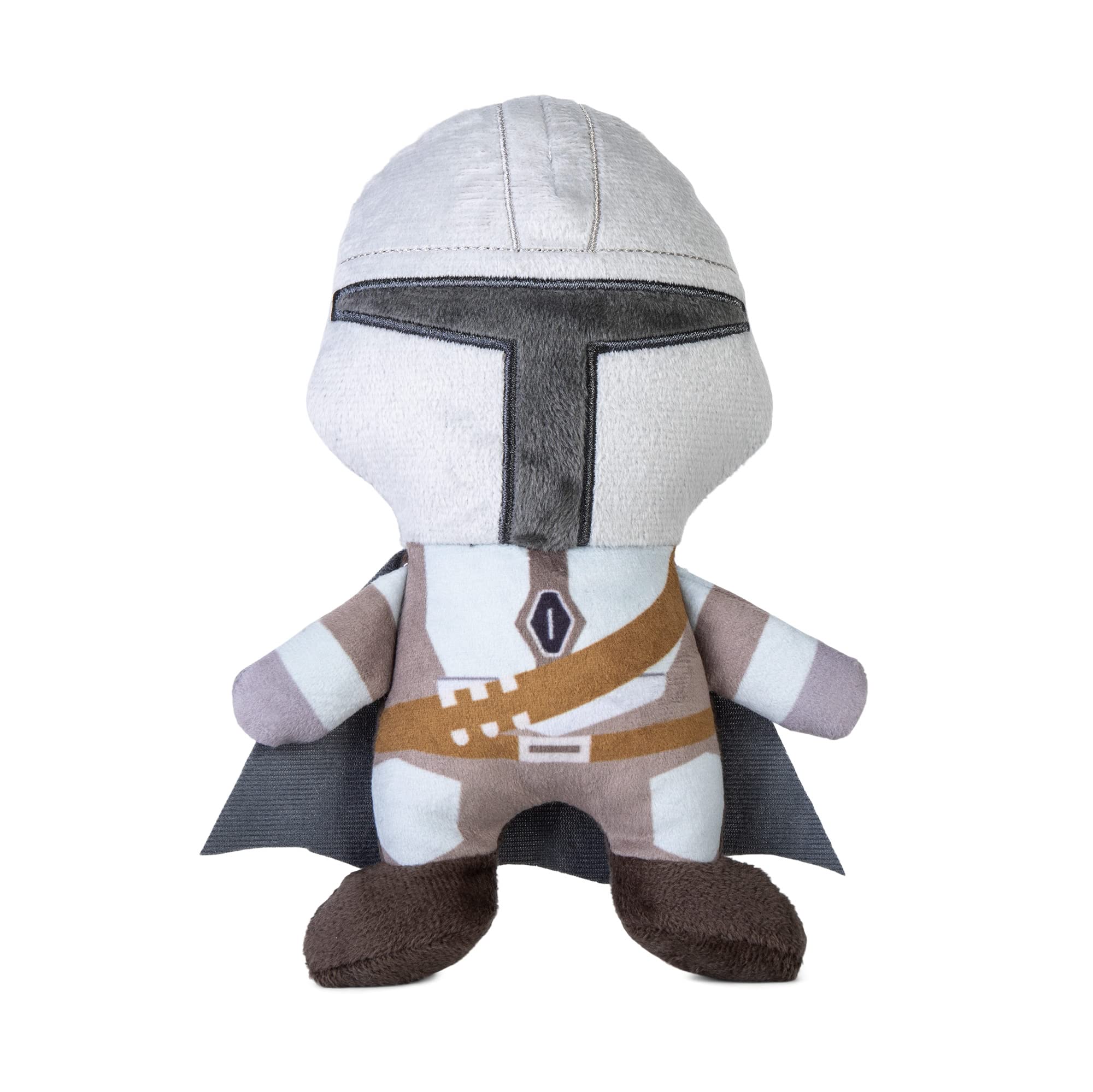 Star Wars For Pets Mandalorian Plush Figure Dog Toy - Soft Squeaky Fabric Chew Toys For All Dogs - Officially Licensed - 6 Inch