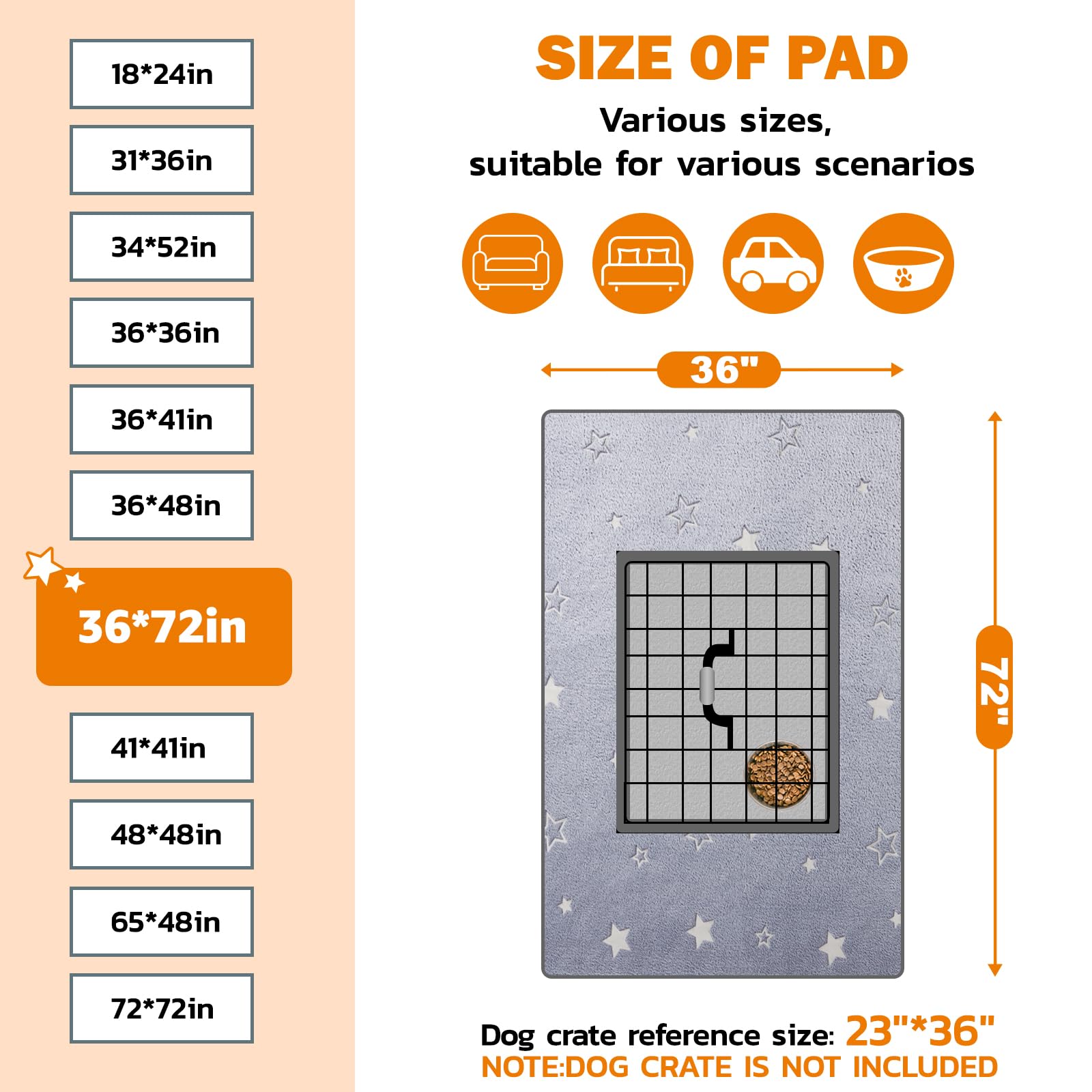 LOOBANI Washable Pee Pads for Dogs, Fast Absorption Reusable Puppy Pads, Waterproof Whelping Pads, Non Slip Training Pads Pet Pl