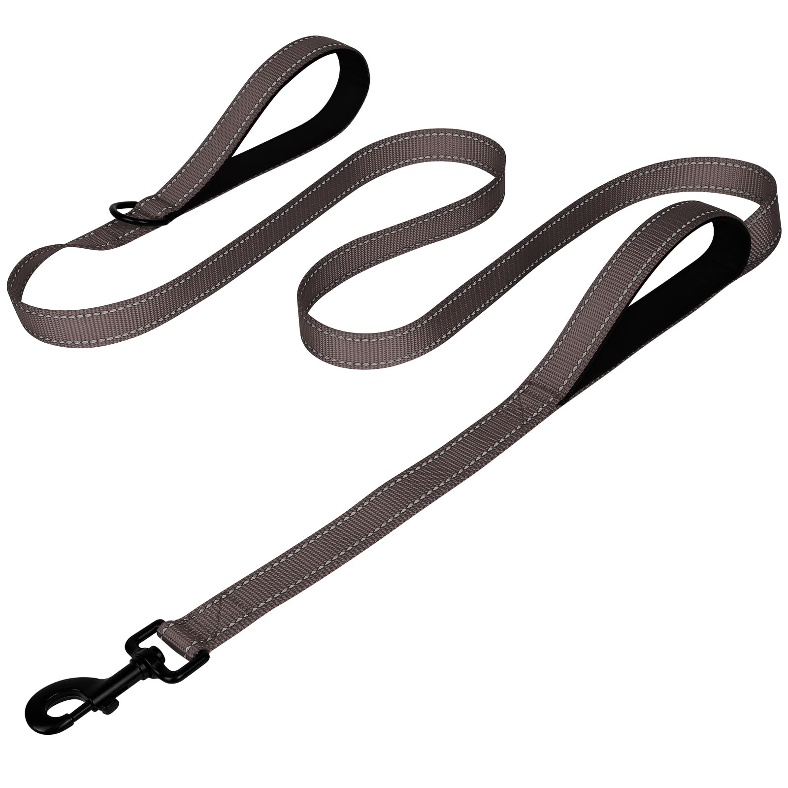 Joytale Dog Leash Heavy Duty For Large Dogs That Pull, Double Handle For Traffic Control, Double-Sided Reflective Leashes For La