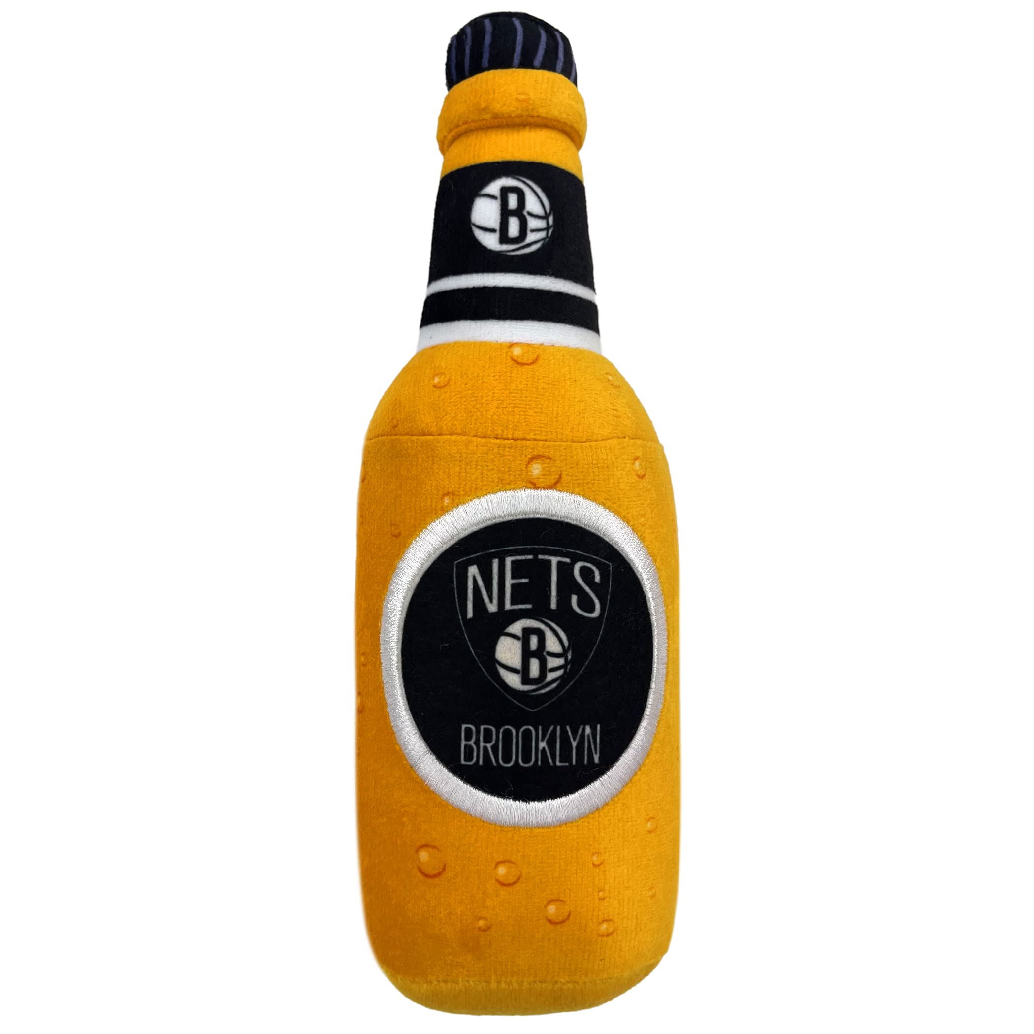 Nba Brooklyn Nets Hot Dog Plush Dog & Cat Squeak Toy - Cutest Hot-Dog Snack Plush Toy For Dogs & Cats With Inner Squeaker & Beau
