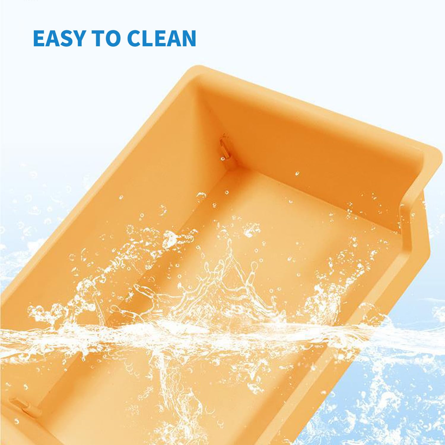 Podoo Steel Grids Rabbit Litter Box - Bunny Litter Pan Training Box, 15X11X4.7 Inches, 1Cm Holes Steel Mesh For Small Animals, O