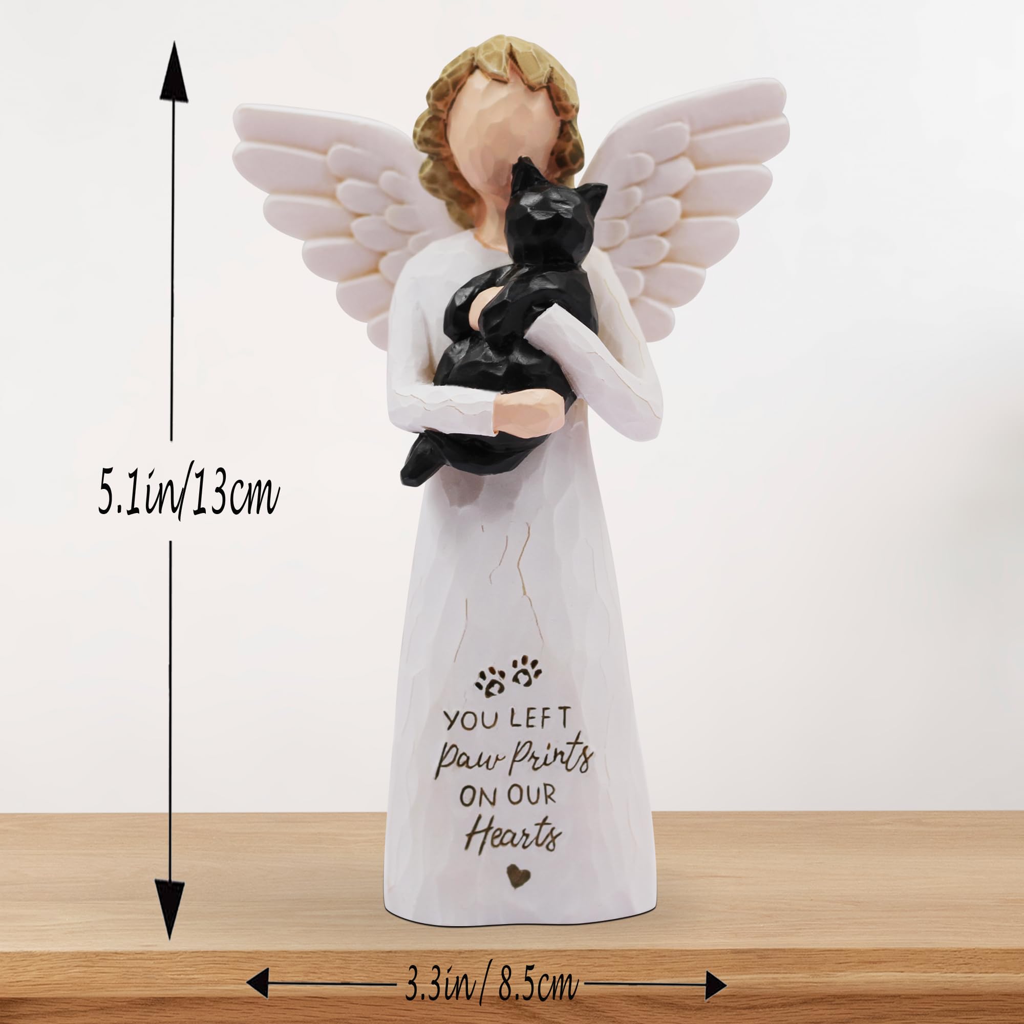 Borlesta Cat Memorial Gifts For Loss Of Cat, Pet Memorial Gifts For Cats, Loss Of Cat Sympathy Gift, Passed Away Cat Gifts, Hand