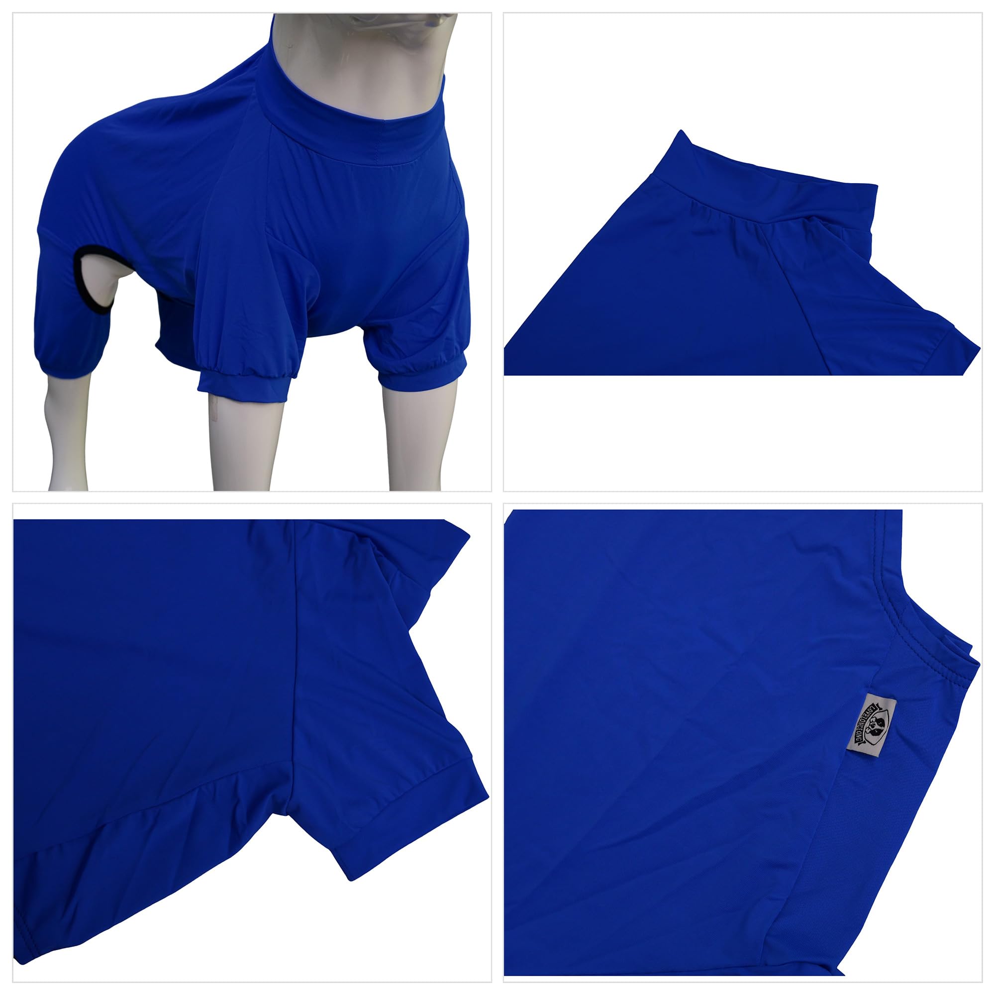 Lovelonglong Dog Jumpsuit With Uv Protection And Quick-Dry Fabric For Spring Summer Pet Pajamas Royel Blue Xs