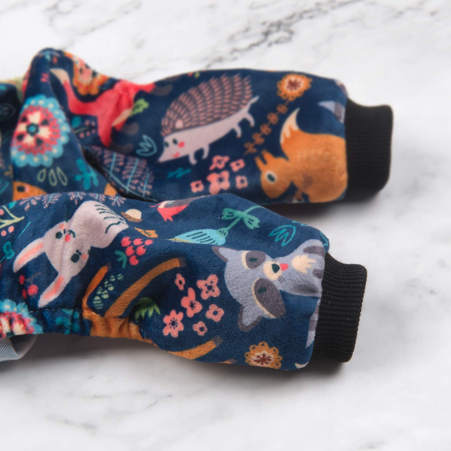 Cutebone Dog Pajamas Forest Family Dog Apparel Dog Jumpsuit Pet Clothes Pajamas Coat Xmas P75Xs