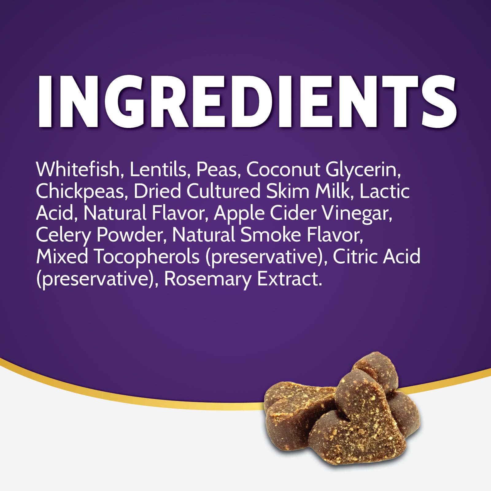 Zignature Whitefish Soft Moist Treats for Dogs - 4 Ounce Pack, Grain-Free, High-Protein Snack