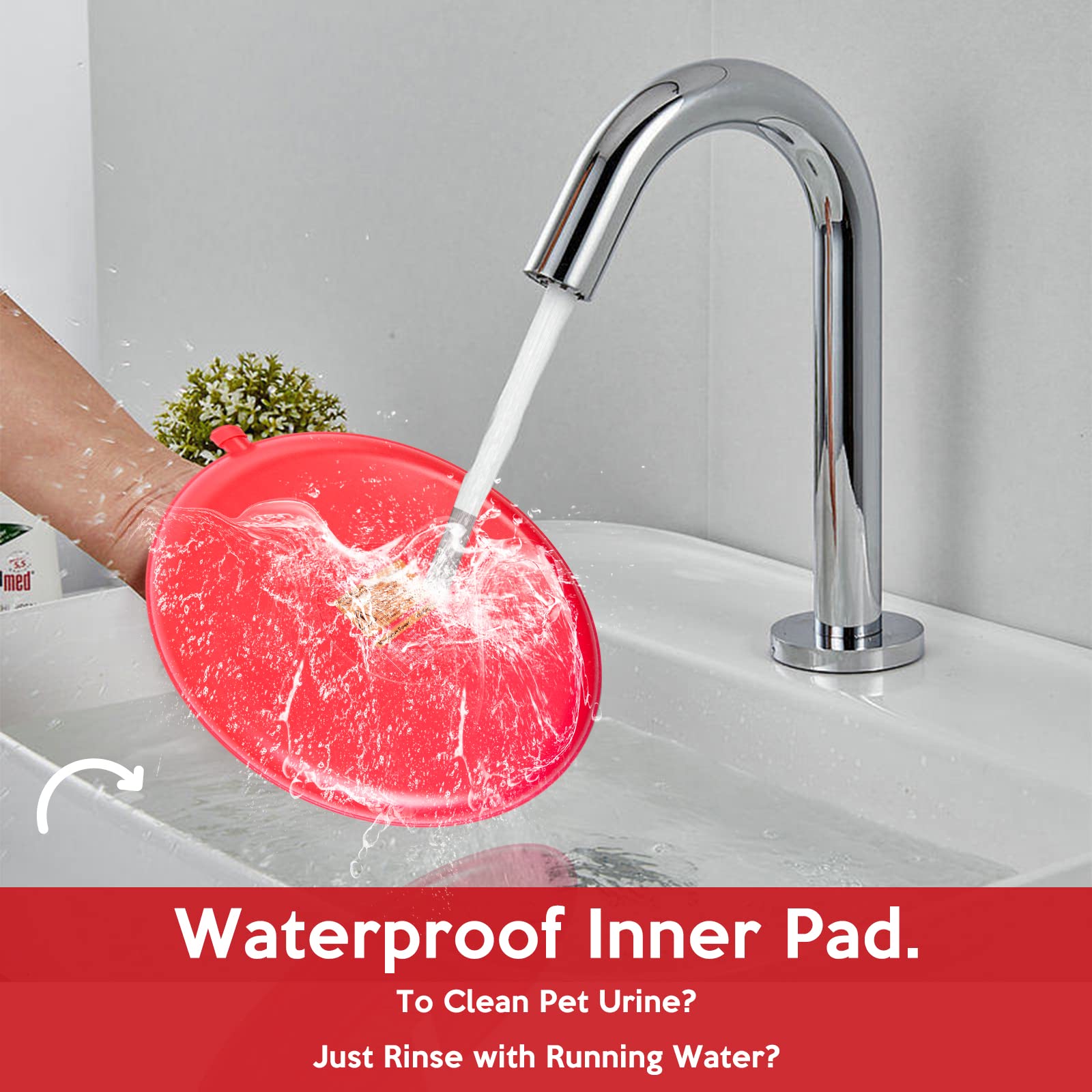 Original Pet Heating Pad Microwave, Snuggle Warming Safe Outdoor Newborn Kitten Puppy Pet Bed Warmer, Gel Reusable Heat Disc, Waterproof Heating Disk For Dog, Cat, Rabbit And Guinea Pig, Pet Gifts