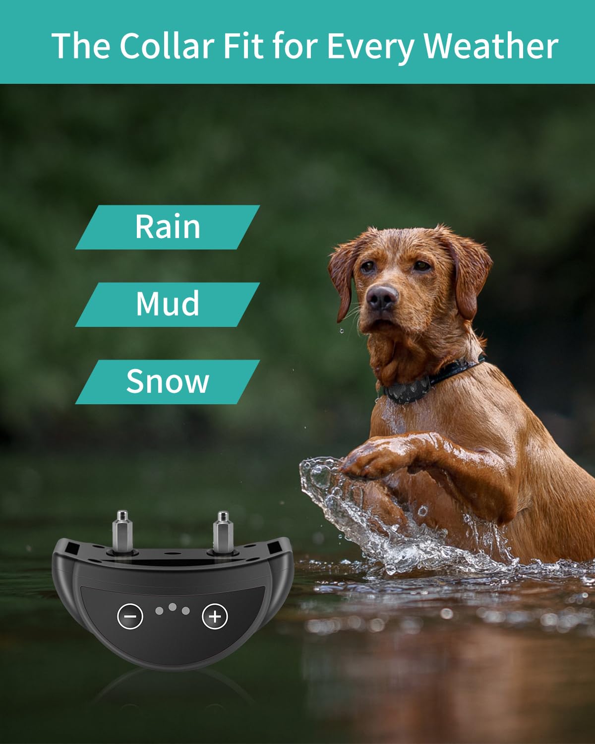 Dog Bark Collar, Automatic Smart Anti Barking Collar, Bark Collar For Small Medium Dogs With 5 Adjustable Sensitivity, Rechargea