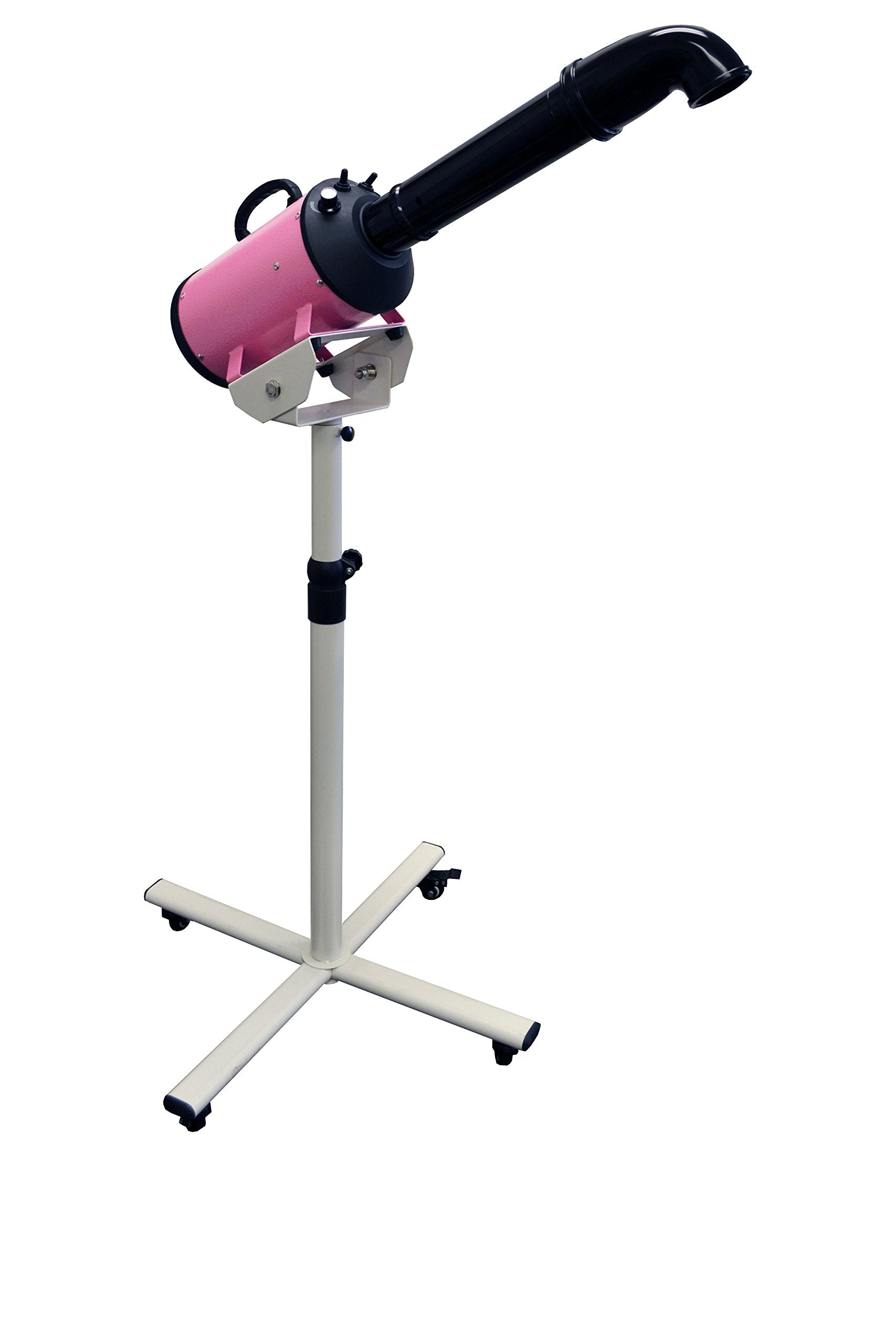 Flying Pig High Velocity Dog Pet Stand Grooming Dryer w/Variable Air Speed & Heat (Pink)