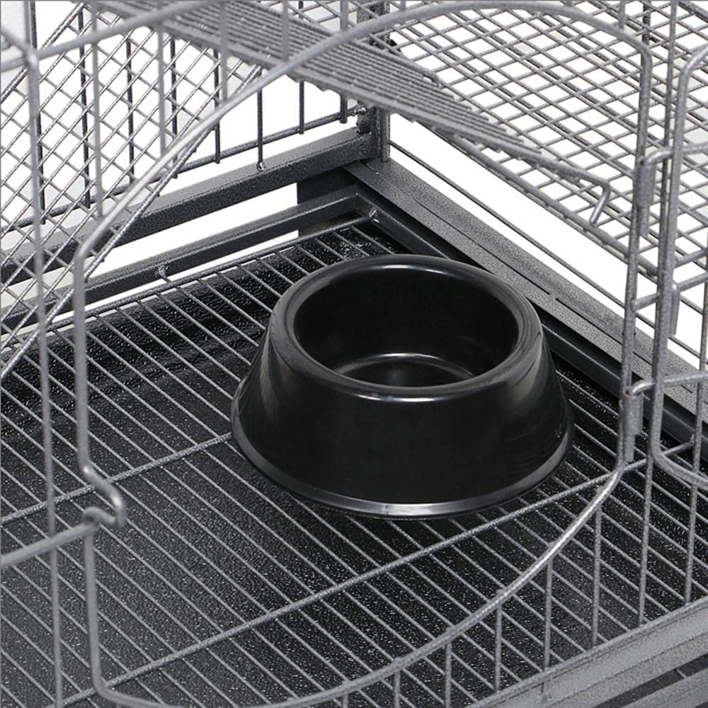 Costoffs 4-Tier Large Ferret Cage Rat Cage Small Animals Hutch W/Rolling Stand & Pet Bowl & Water Bottle For Chinchilla Rabbit Squirrels