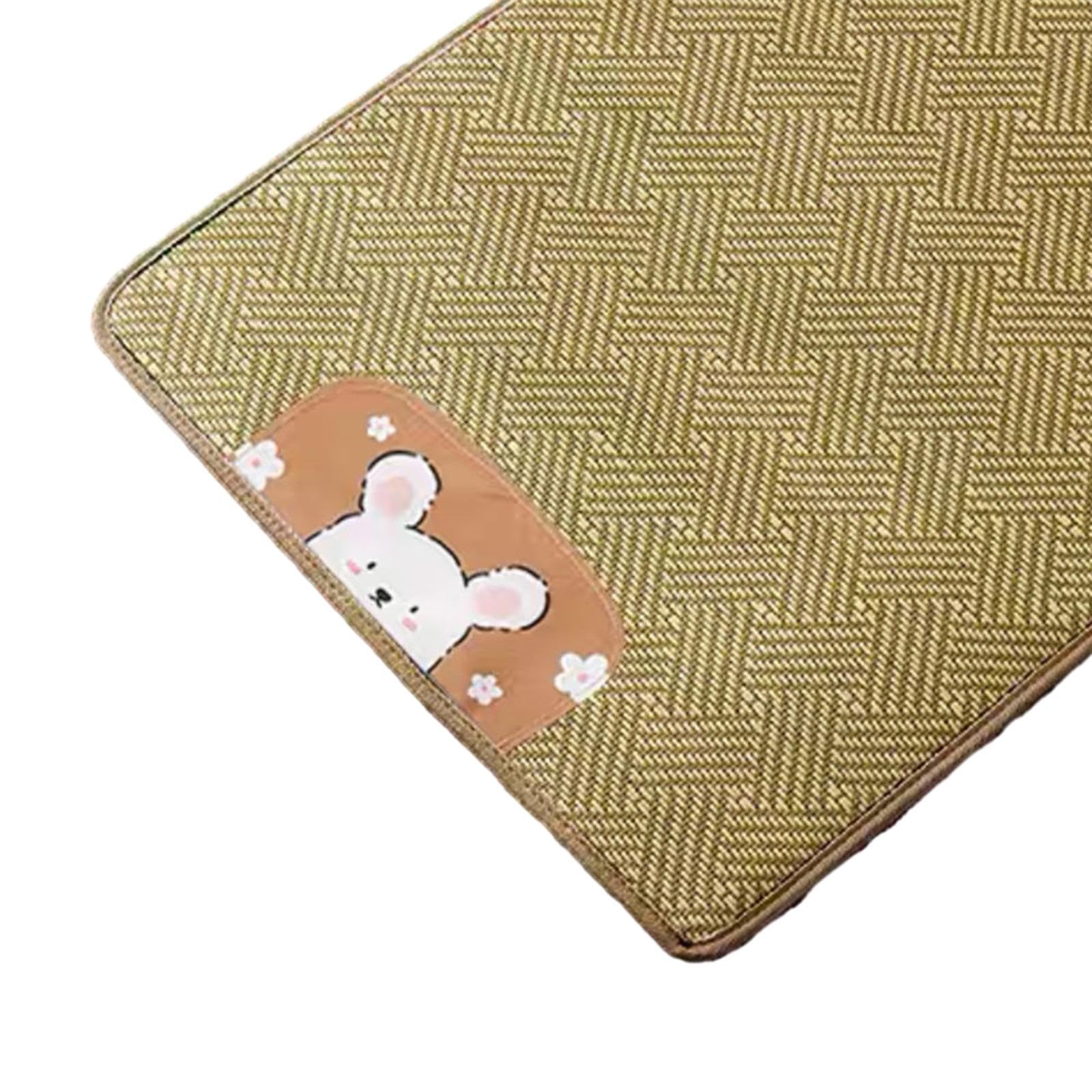 APIRILY Dog Cooling Mat Rattan Mat Portable Dog Cat Sleeping Mat for Sofa Bed Kennel B | Pet Supplies | Dog Supplies | Beds