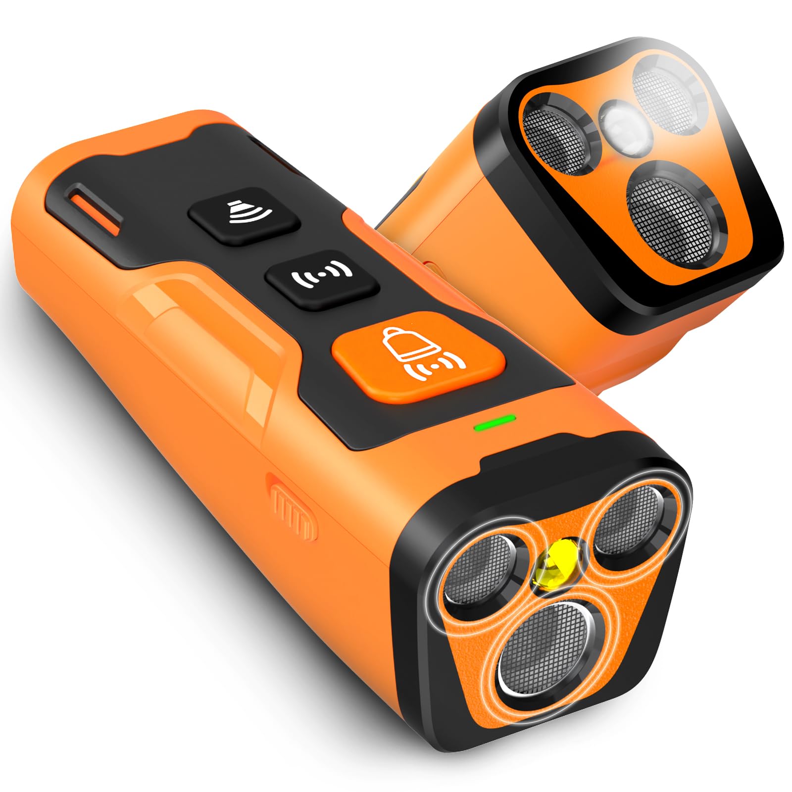 Feycig Dog Bark Deterrent Devices,Anti Barking Device For Dogs 23Ft Safe Range,Ultrasonic Bark Stopper With 3X Emitters,Recharge