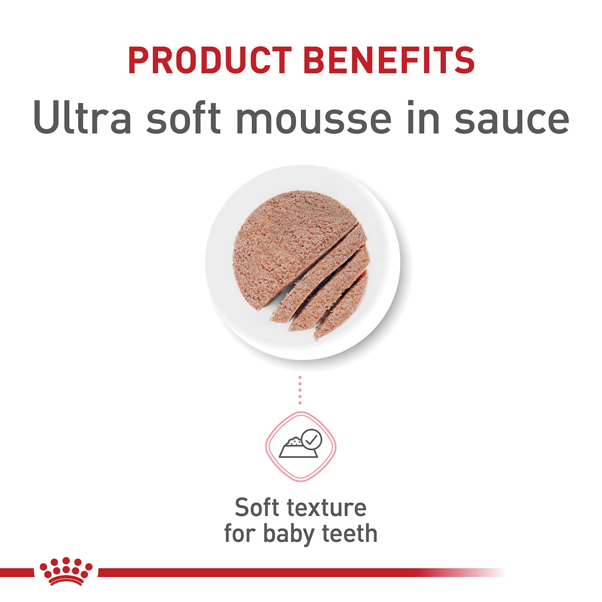 Royal Canin Feline Health Nutrition Mother & Babycat Ultra Soft Mousse in Sauce Wet Canned Cat Food, Supports Healthy Digestion