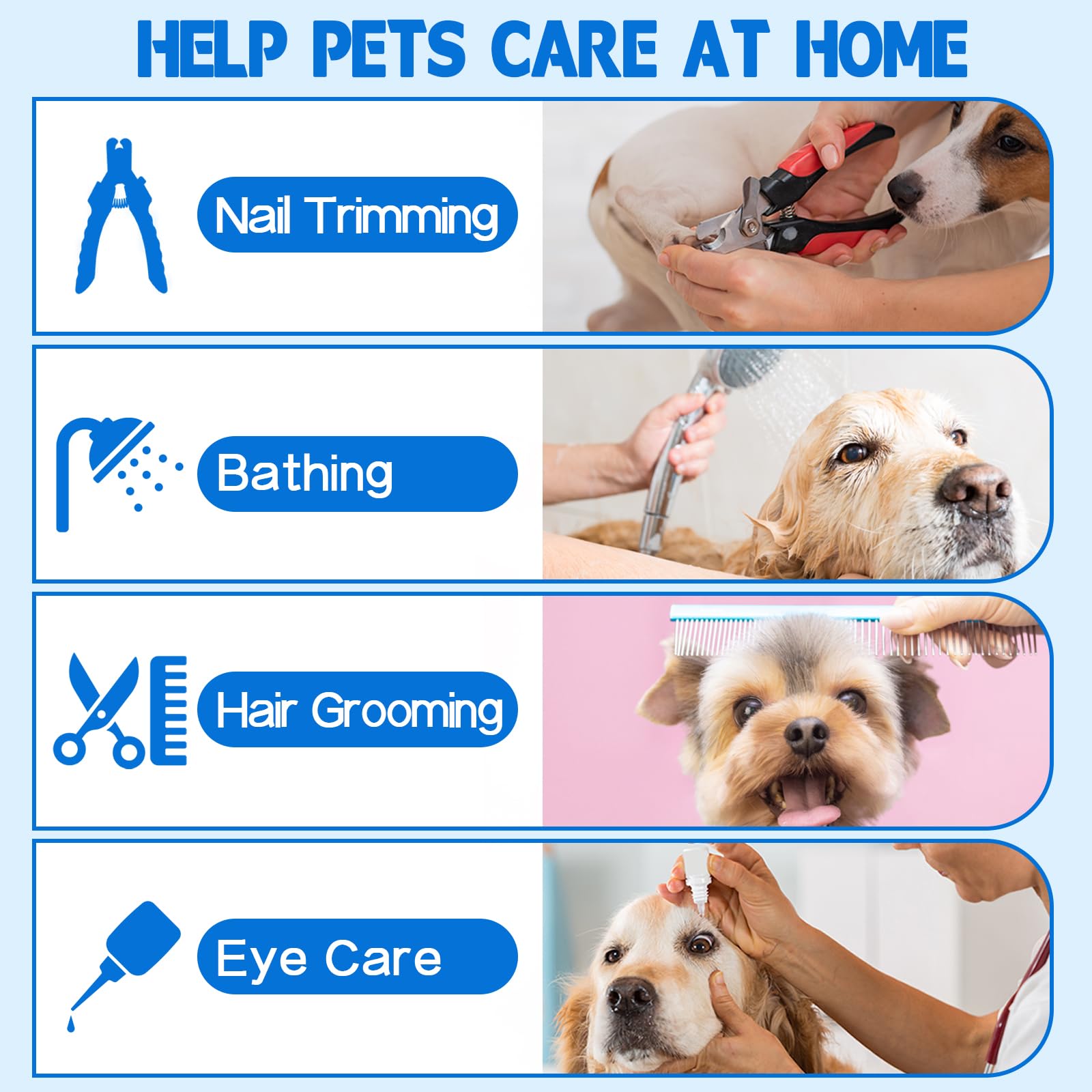 Supet Dog Grooming Hammock, Helpful Hammock For Nail Trim, Restraint Sling For Nail Clipping, Cat Grooming Hammock For Dog Pet T