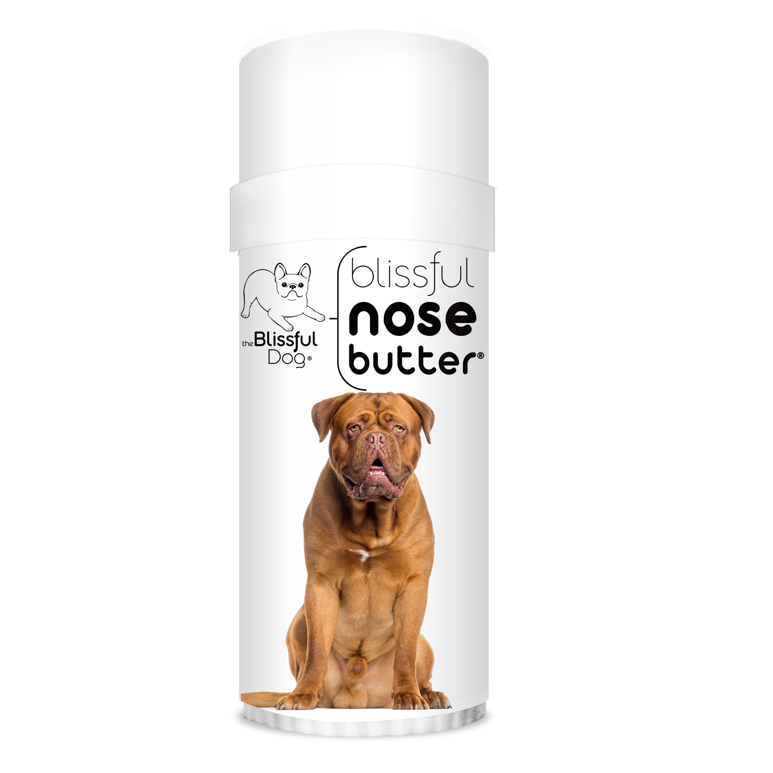 The Blissful Dog Dogue De Bordeaux Unscented Nose Butter, 2.25-Ounce Tube