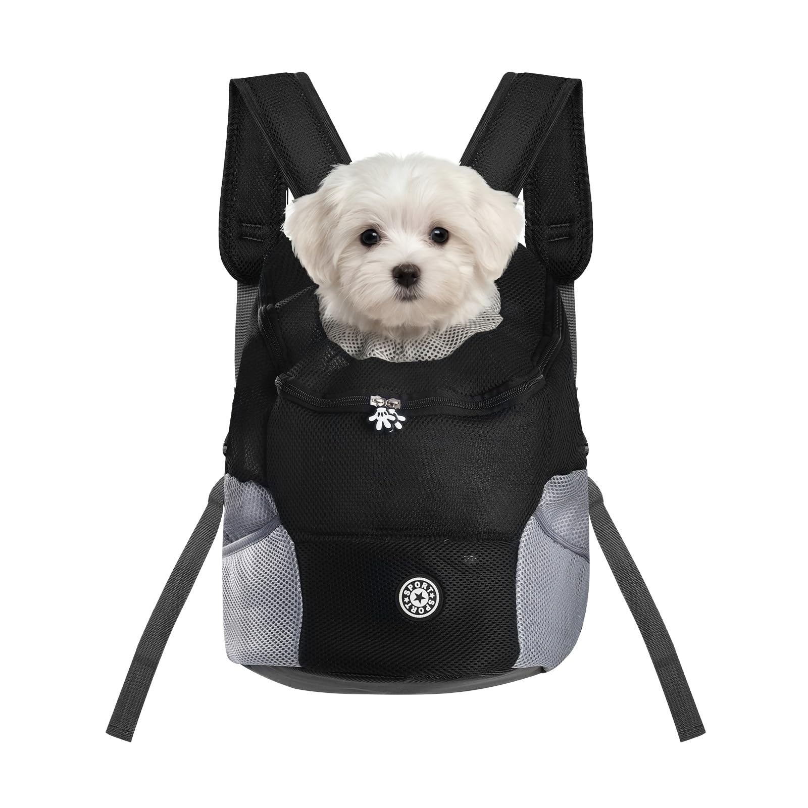 Pomodee Adjustable Pet Dog Carrier Backpack,Ventilated Breathable Pet Carrier for Small Dogs Cats,Cat Carrier Backpack with Safe