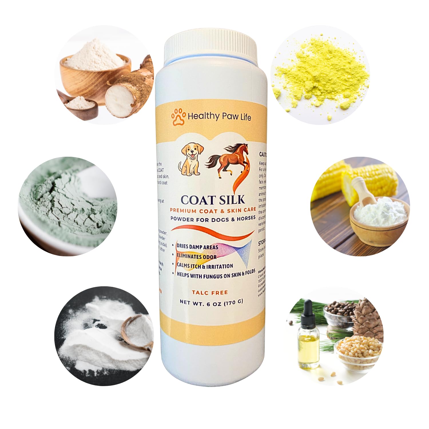 COAT SHIELD - Canine Dry Powder and Gentle Skin Cleanser for Allergies and Irritation for Dogs | Alleviate Odors and Itchiness |