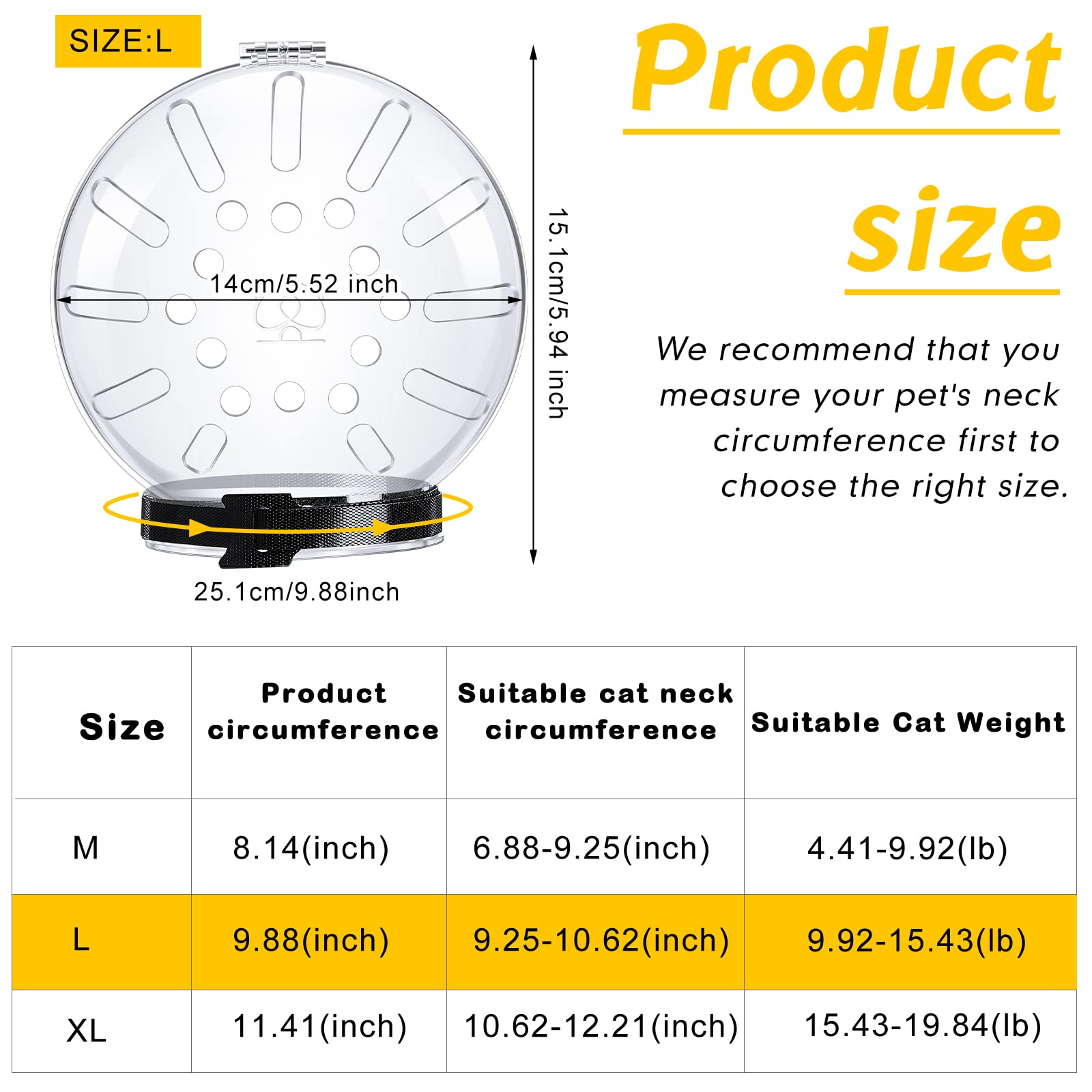 Cat Muzzle Helmet Cat Mouth Cover Helmet Pet Grooming Muzzle Kitten Adjustable Hood Transparent Breathable Dog Face Mask Groomin