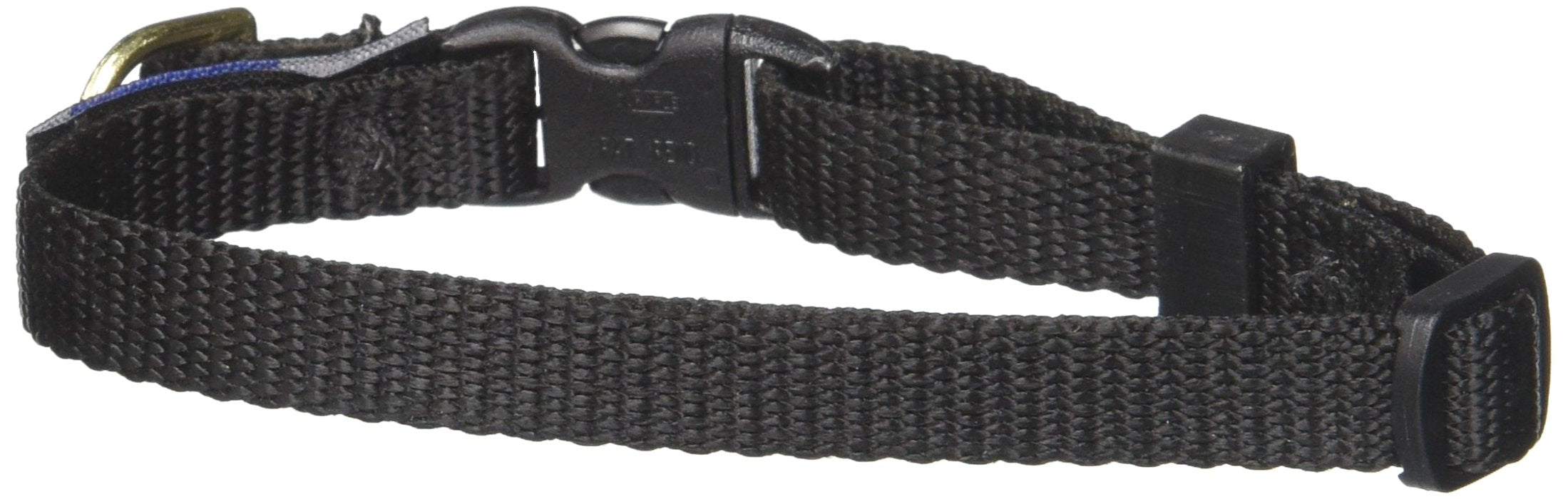 Cetacea Collar With Adjustable Quick Release, X-Small, Black