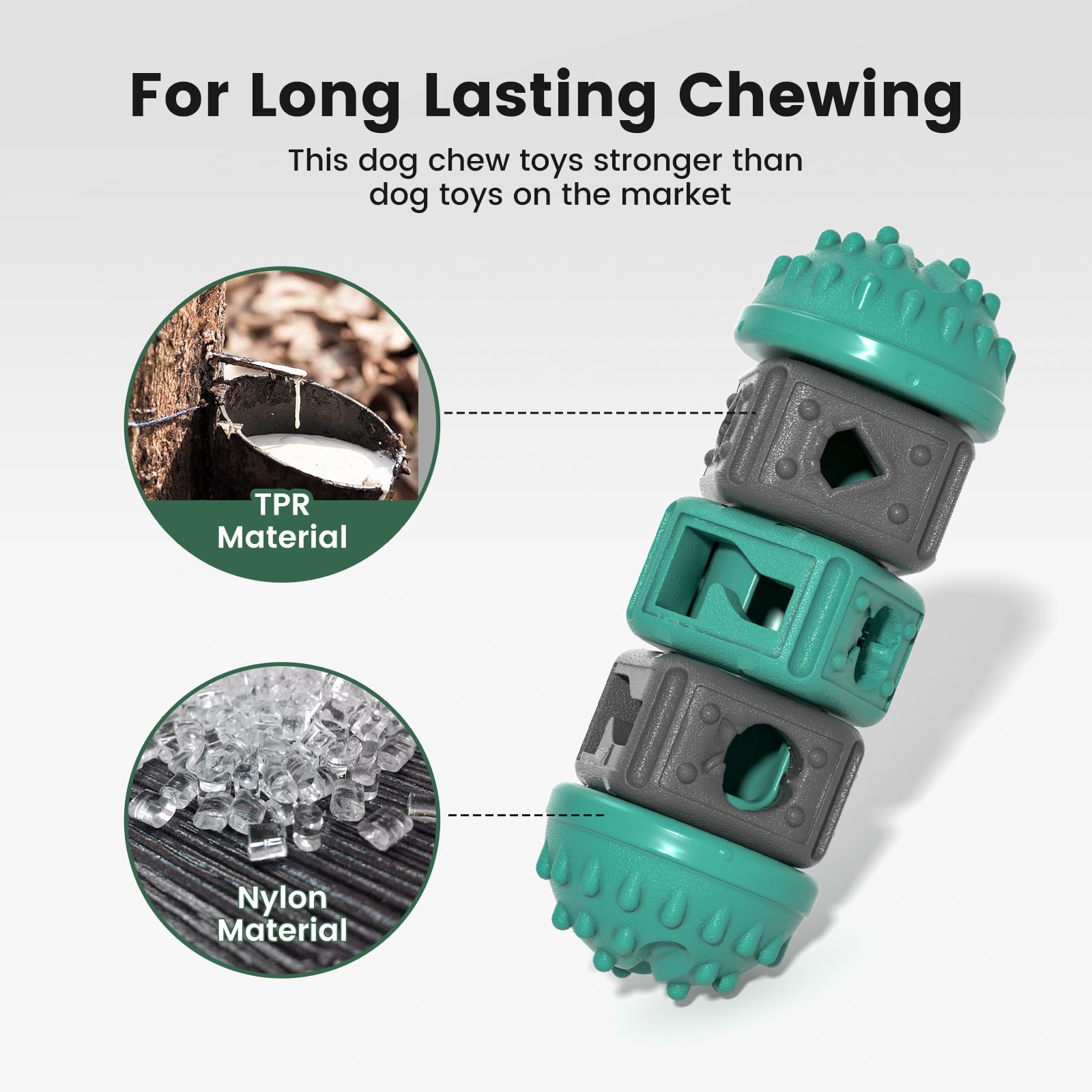 Gardner Pet Dog Puzzles, Treat Dispensing Dog Toys, Alternative to Slow Feeder Dog Bowls, Teeth Cleanning Dog Interactive Toys f