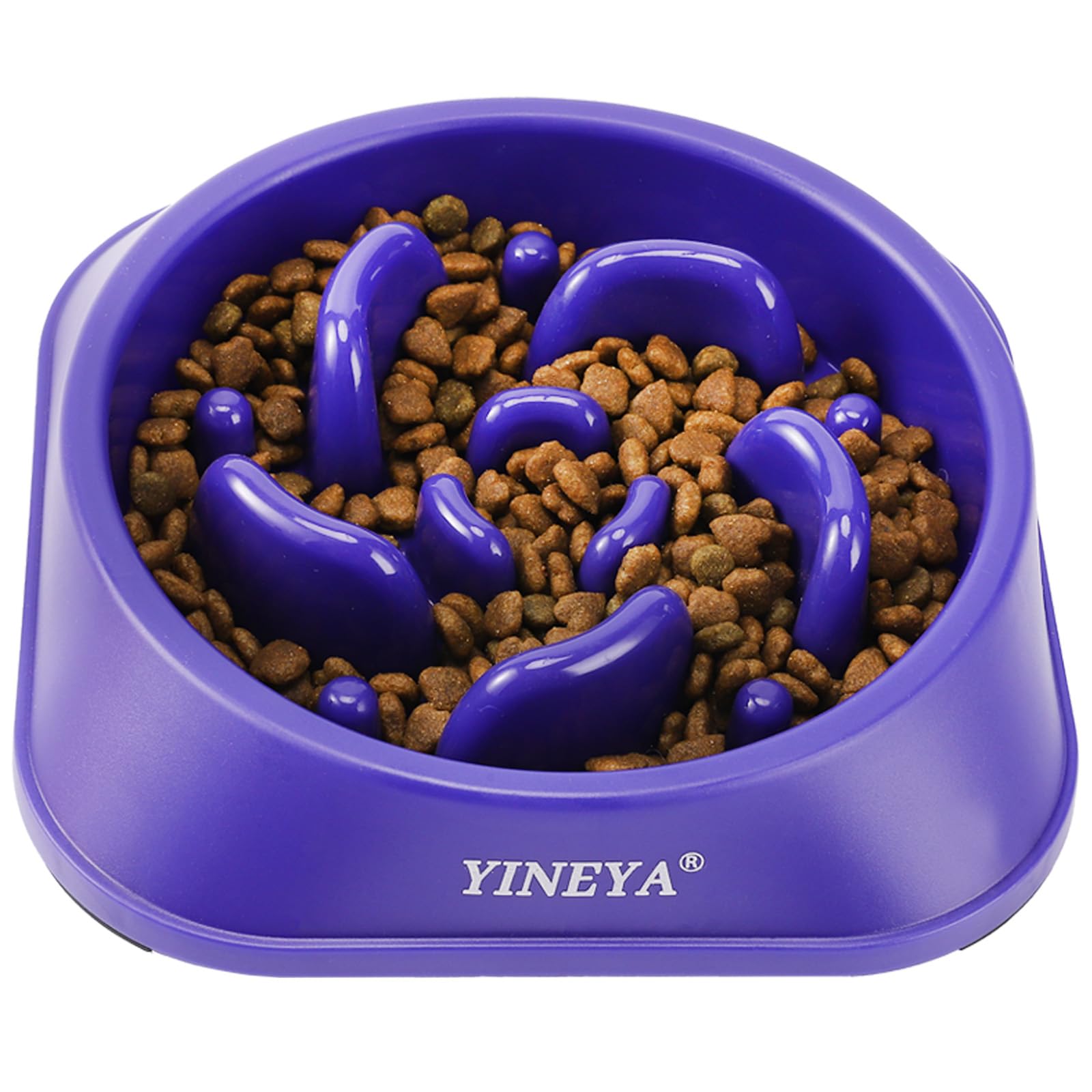 YINEYA Slow Feeder Dog Bowls, Pet Supplies That Slow Down Eating, Pet Food Bowls, Maze Dog Puzzle Feeder for Medium Breed