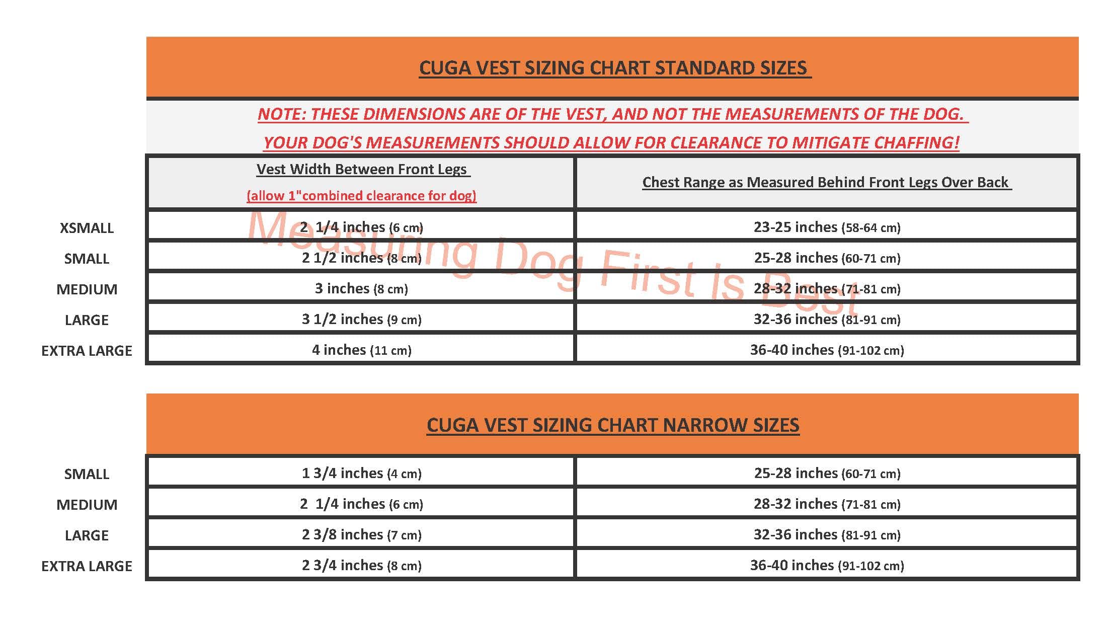 CUGA Vest Serious Protection for The Active Dog (MED, Orange/Coyote)