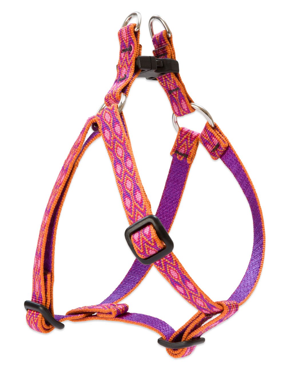Lupinepet Originals 1/2'' Alpen Glow 10-13'' Step In Harness For Extra Small Dogs