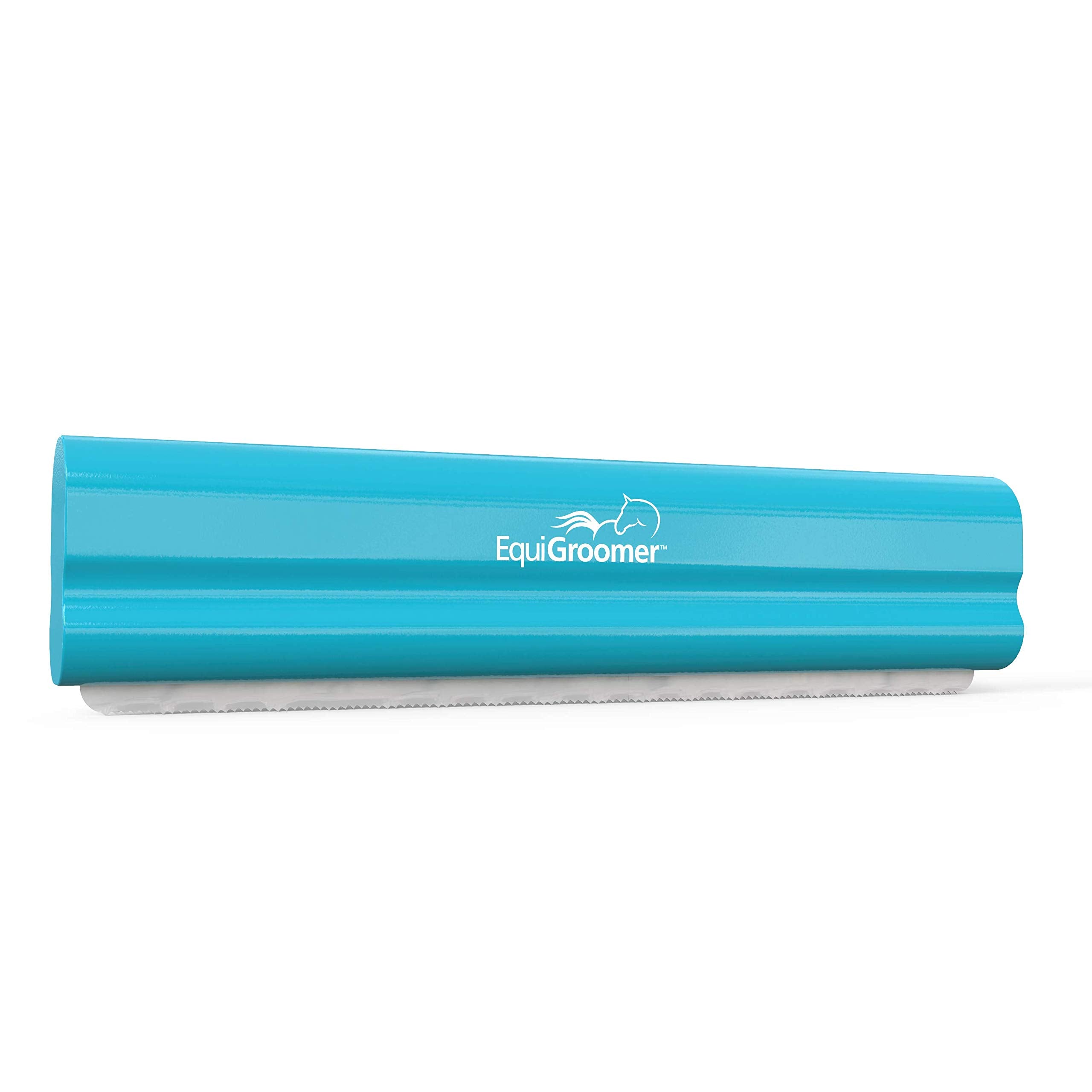 Equigroomer Deshedding Brush, 8-Inch For Horses And Large Pets, Turquoise, Removes Loose Dirt, Hair, And Fur, Professional Under