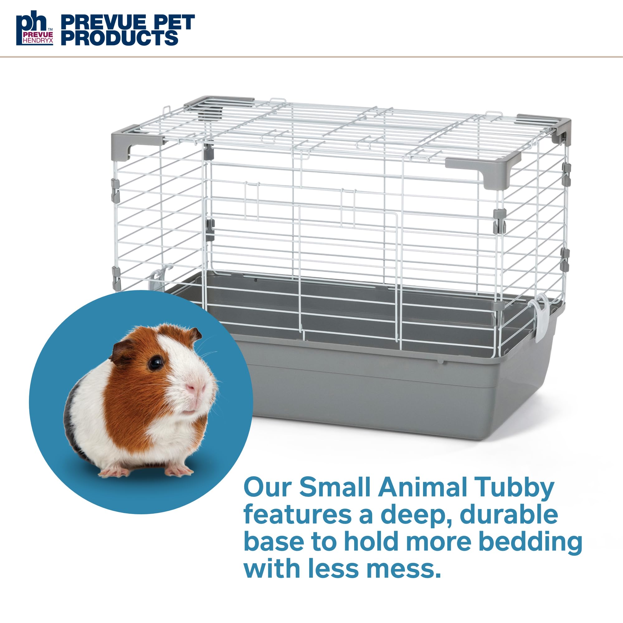 Prevue Pet Products Small Animal Tubby - Gray Base, Extra Small