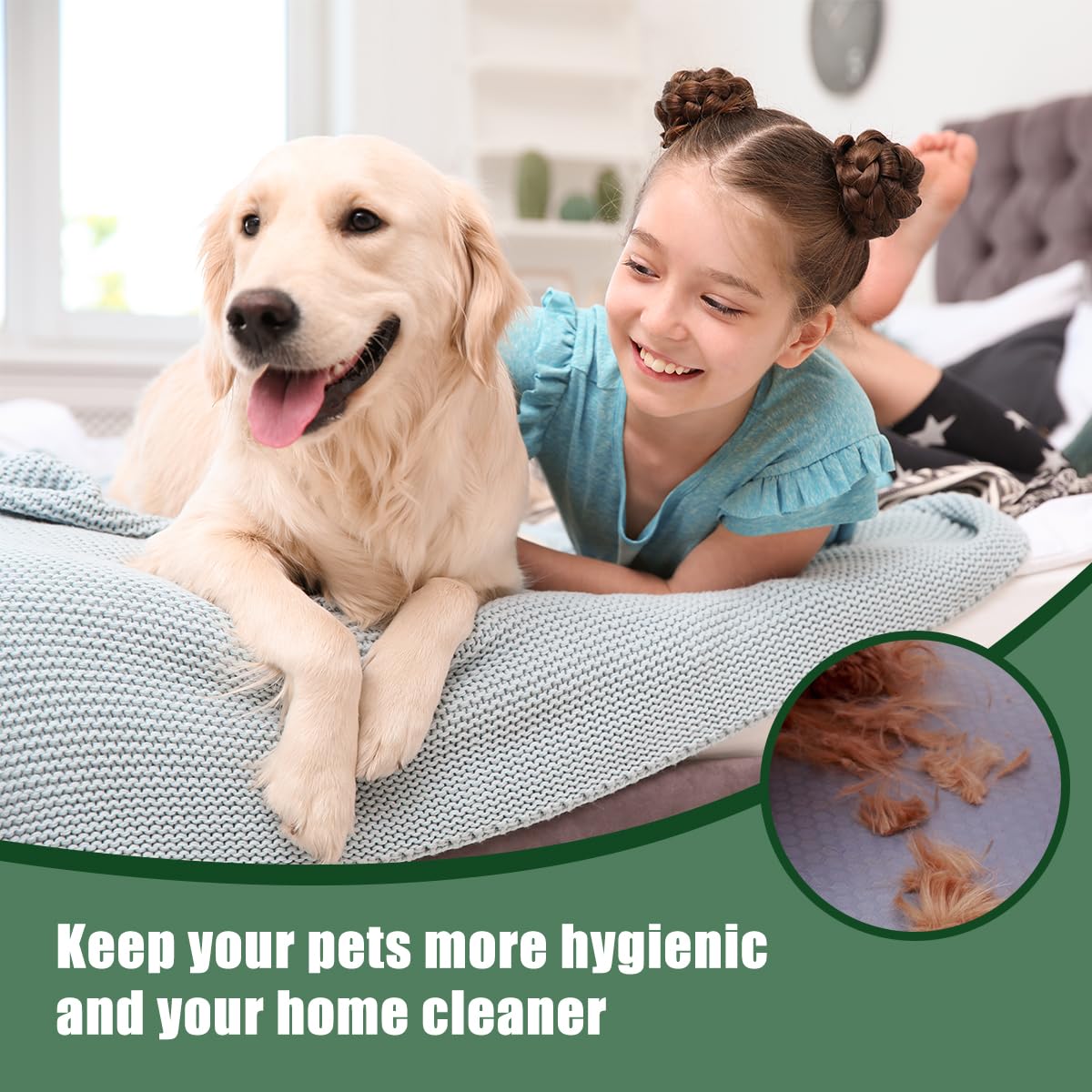 Handheld Dog Grooming Brush Deshedding Dog Brush for Dogs Cats Rabbits Horses Gentle Dog Deshedding Tool Ergonomic Dog Groomer B