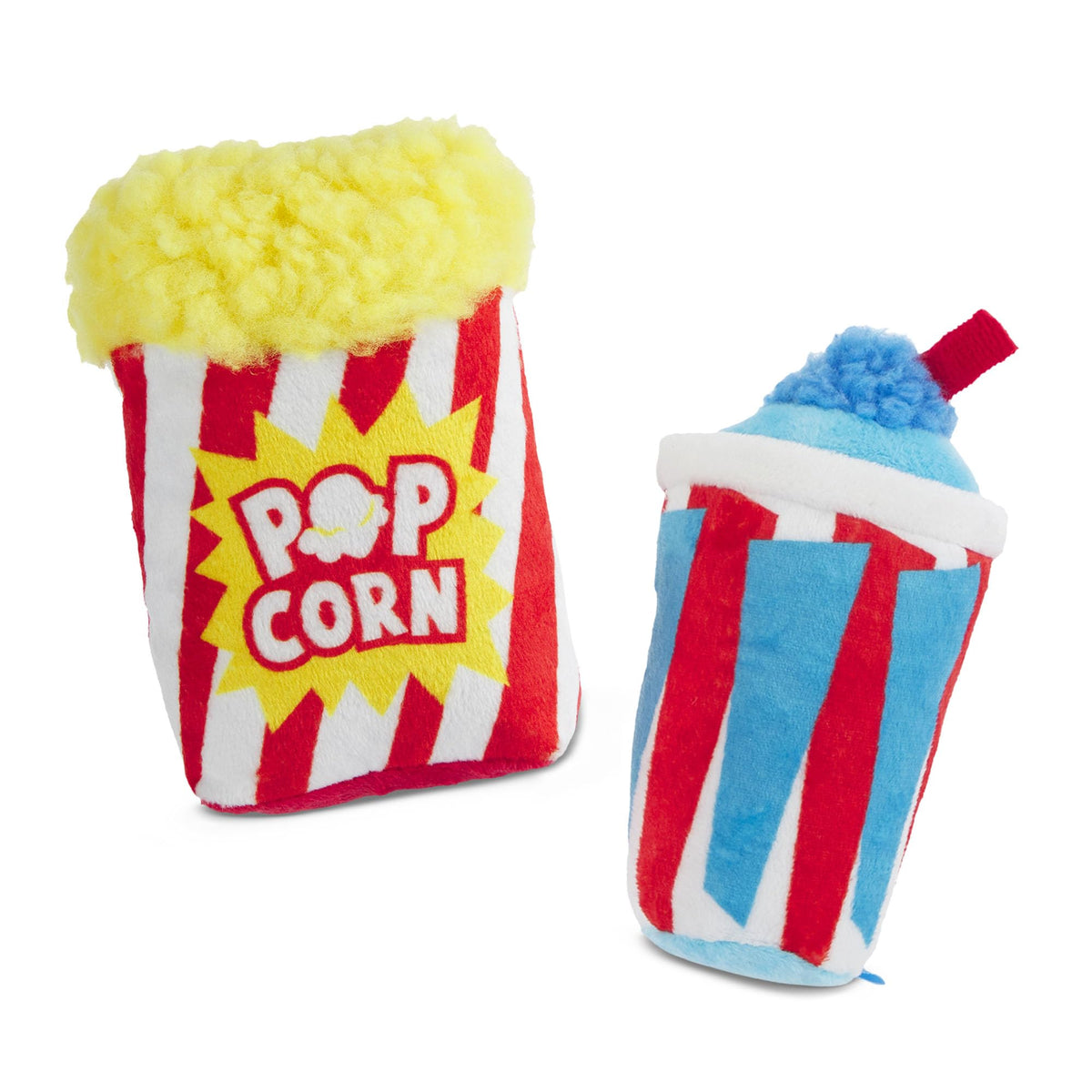 Barkbox Movie Bites Dog Toy Bundle - Squeaky Dog Toys - Plush Dog Toys - Puppy And Pet Toys For Small Dogs
