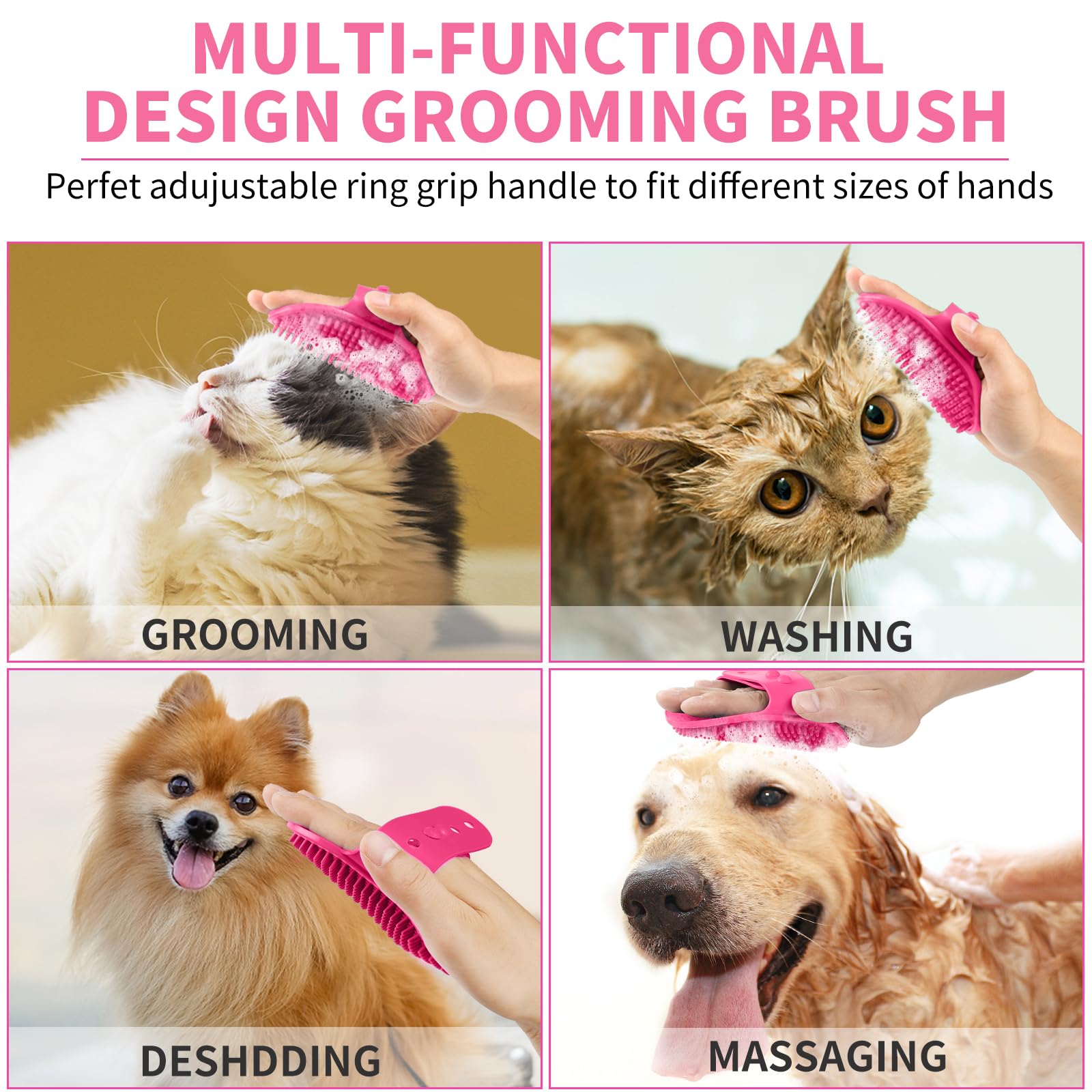 Dog Paw Cleaner Big Pink